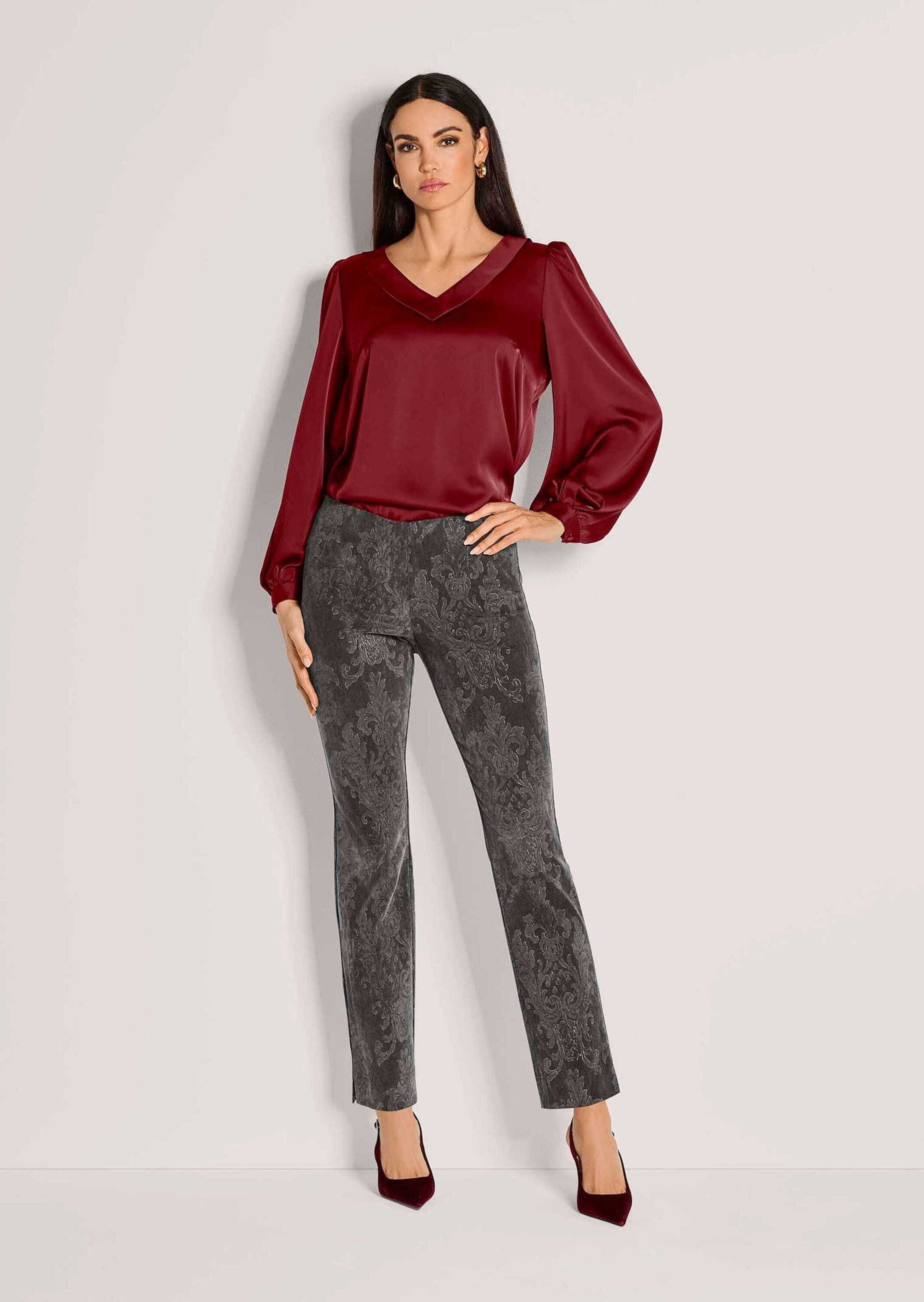 MADELEINE Leggings »Schlupfhose Komfortable Damenhose mit Allover-Print«