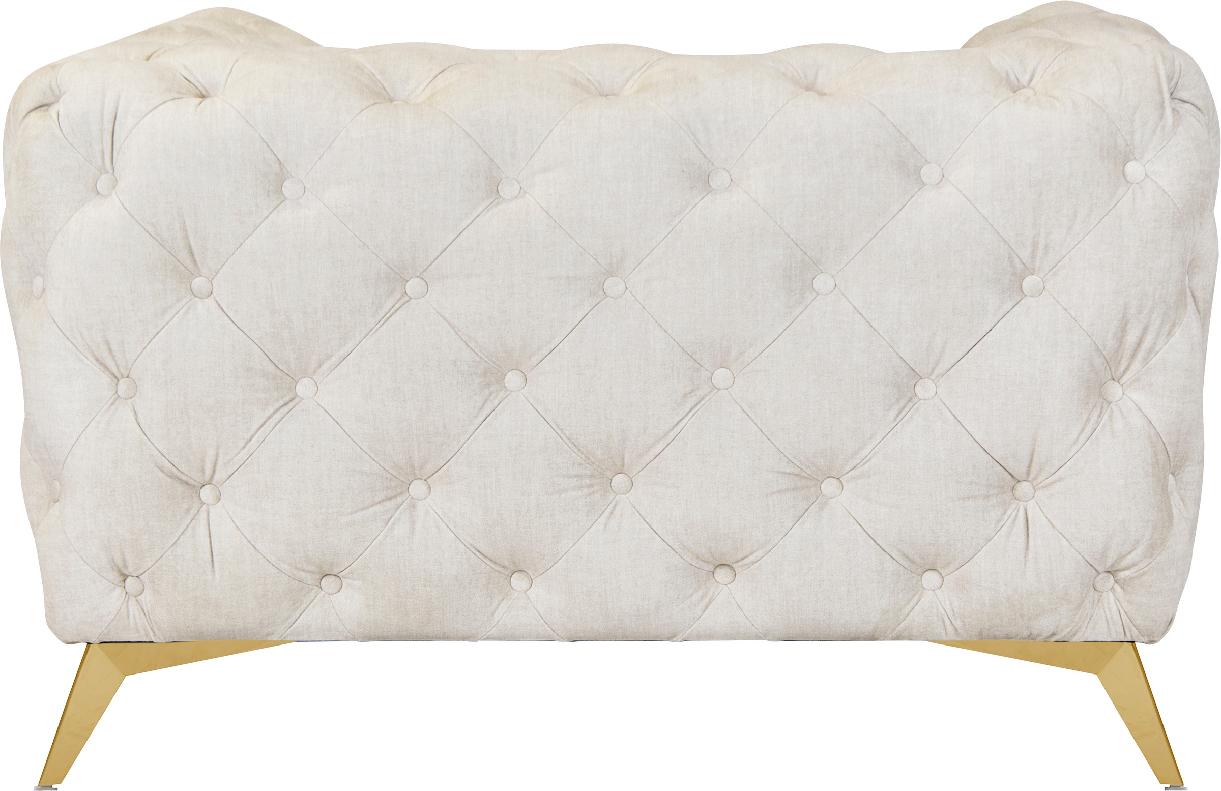 Leonique Chesterfield-Sessel »Glynis Sessel«, aufwändige Knopfheftung, moderne Chesterfield Optik, Fußfarbe wählbar