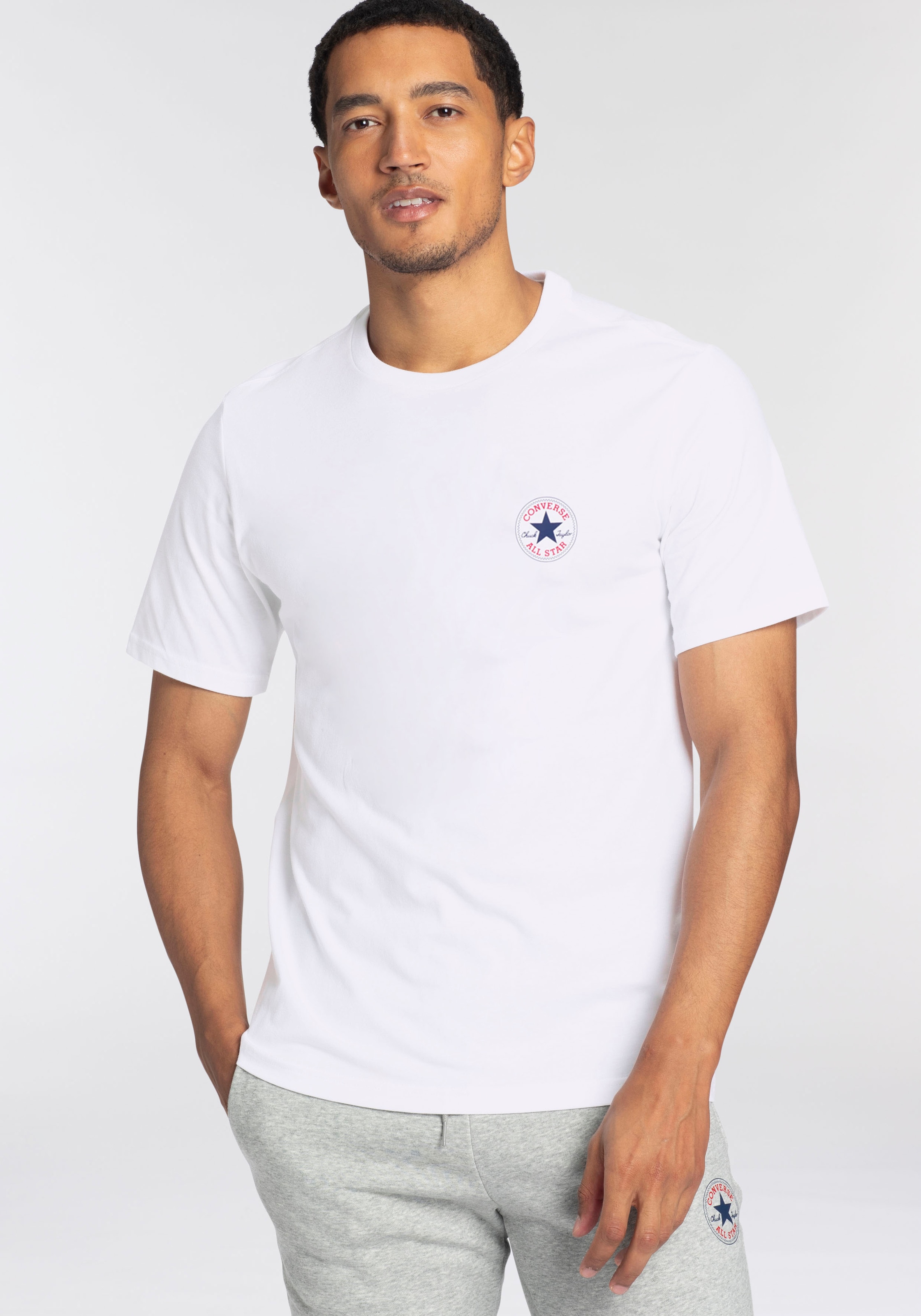 Converse T-Shirt »GO-TO MINI PATCH T-SHIRT«, (1 tlg.), Unisex