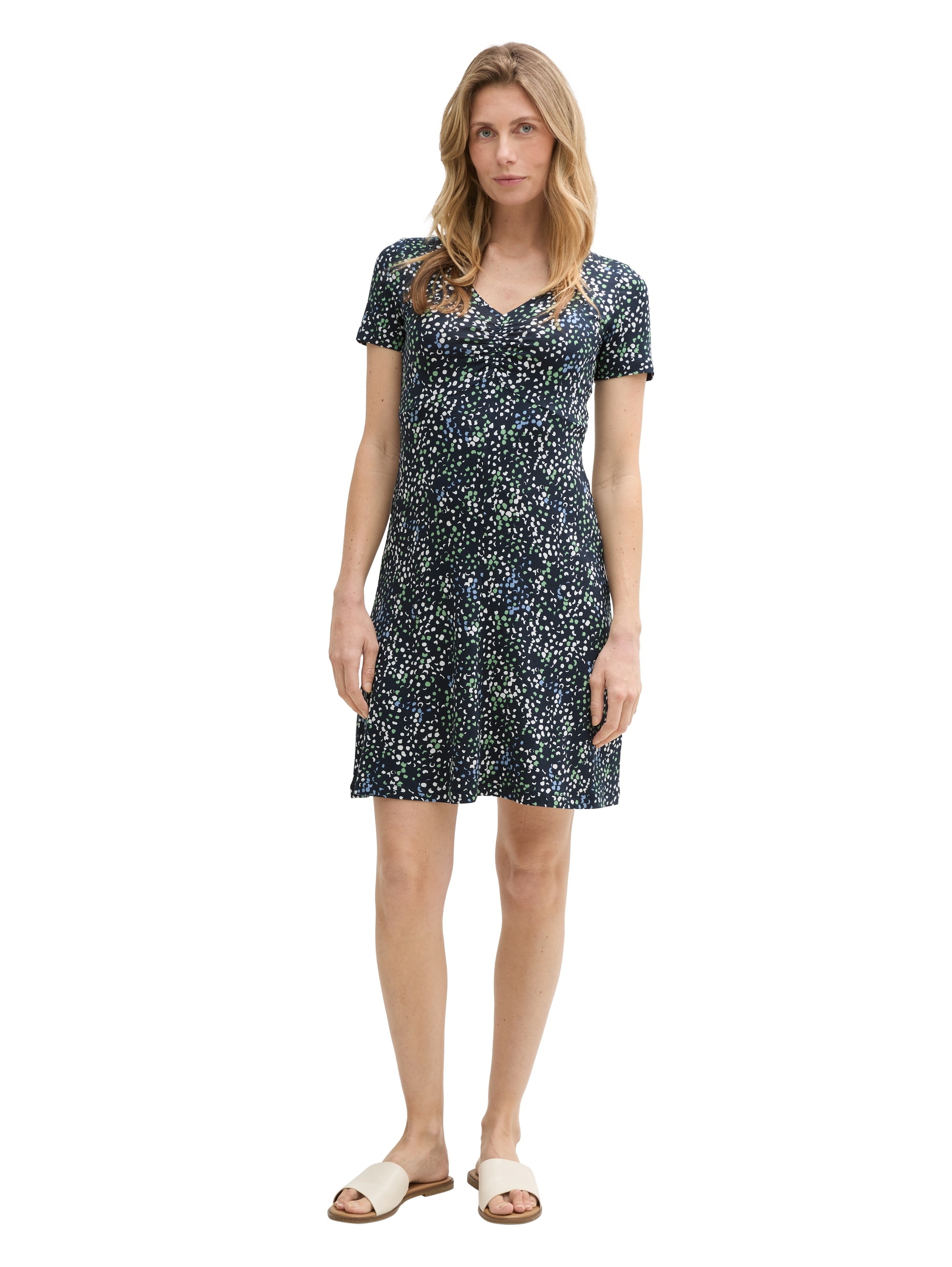 TOM TAILOR Sommerkleid, mit All-Over Print