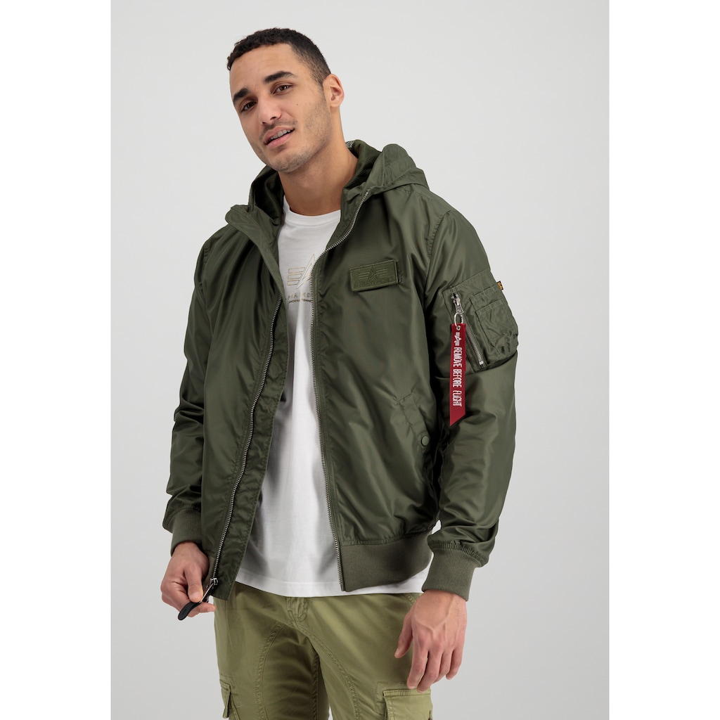 Alpha Industries Bomberjacke »ALPHA INDUSTRIES Men - Bomber & Flight Jackets MA-1 LW Hooded«