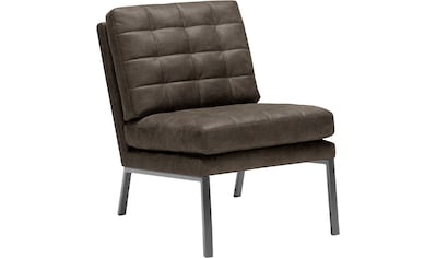 LOVI Sessel »Chilli«, Fußgestell grau, weiche Kissen mit auffallender Steppung kaufen