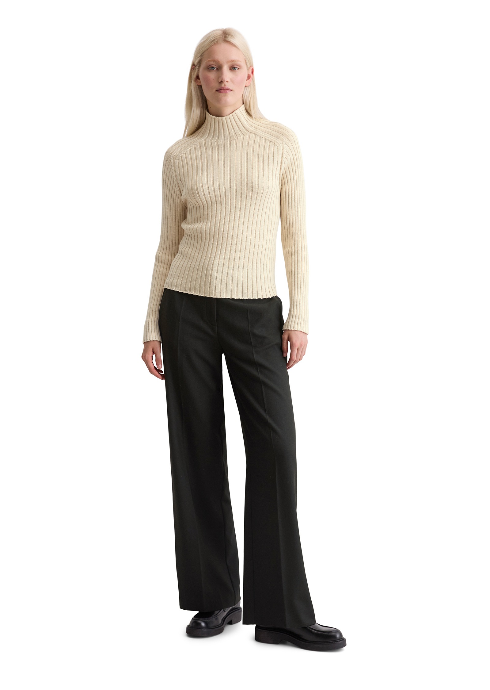 Marc O'Polo Stehkragenpullover »aus Heavy Weight Cotton«