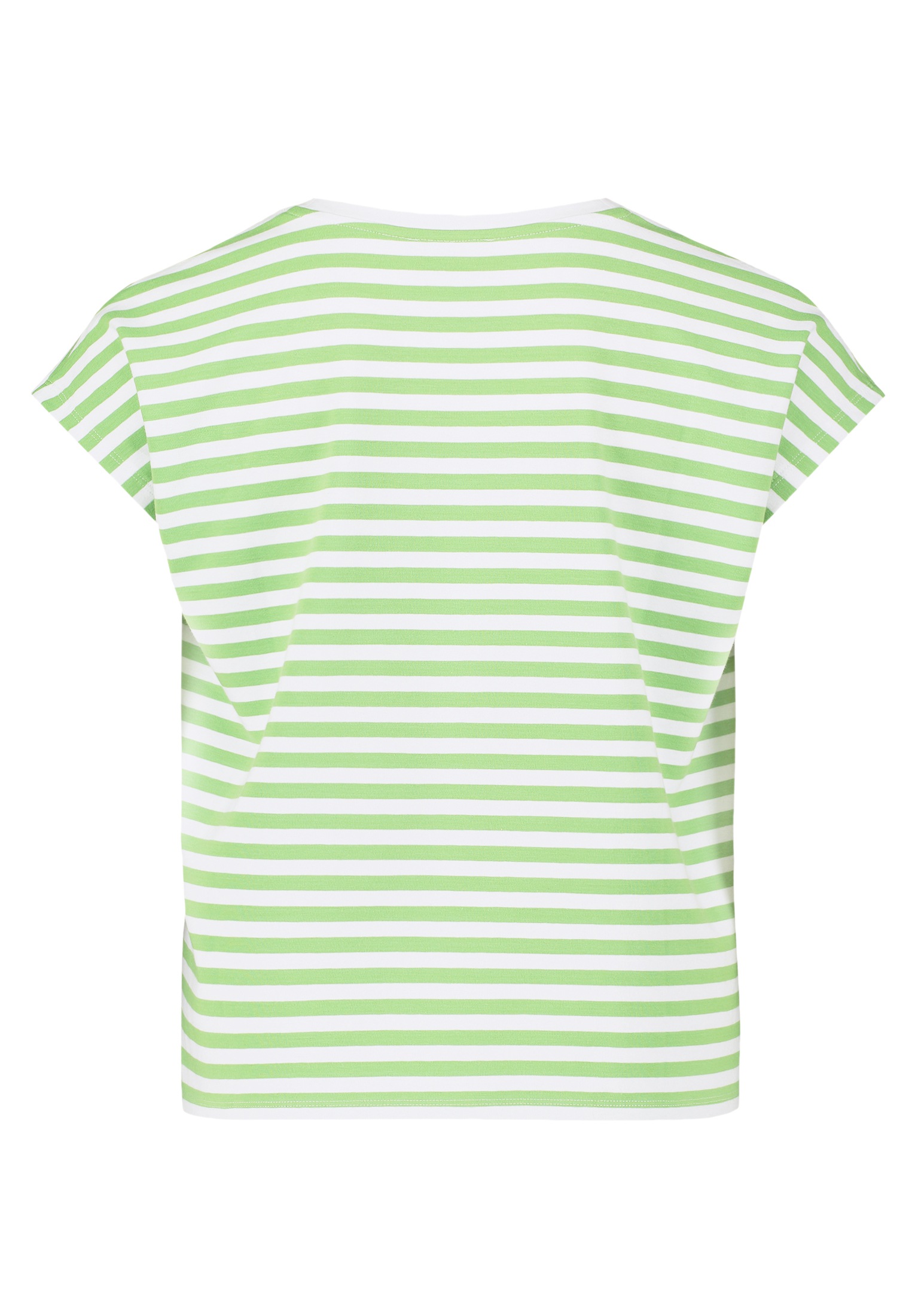 Betty Barclay Kurzarmshirt »Betty Barclay Basic Shirt mit Streifen«, (1 tlg.), Materialmix