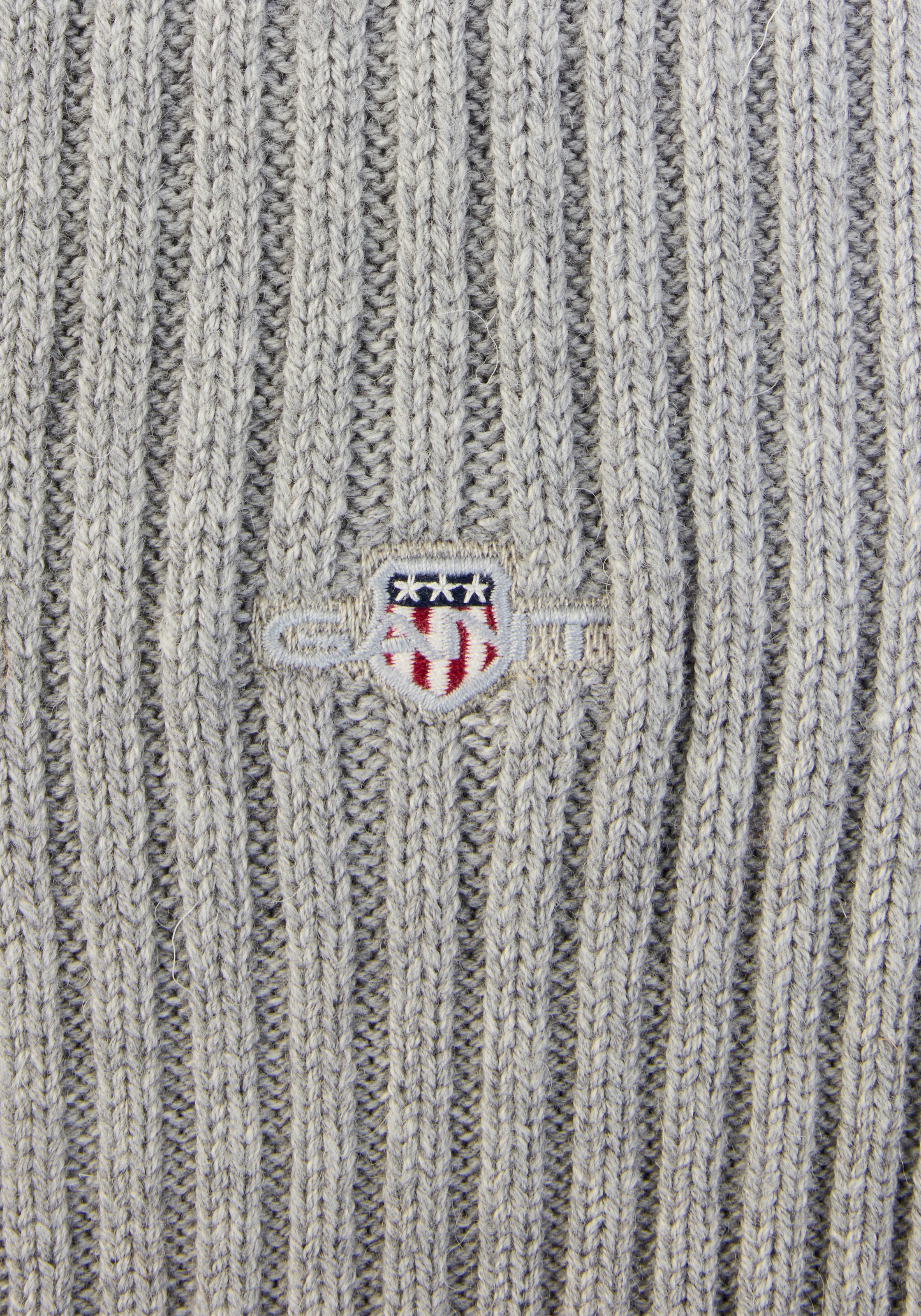 Gant Strickschal "COTTON BLEND LOGO" günstig online kaufen
