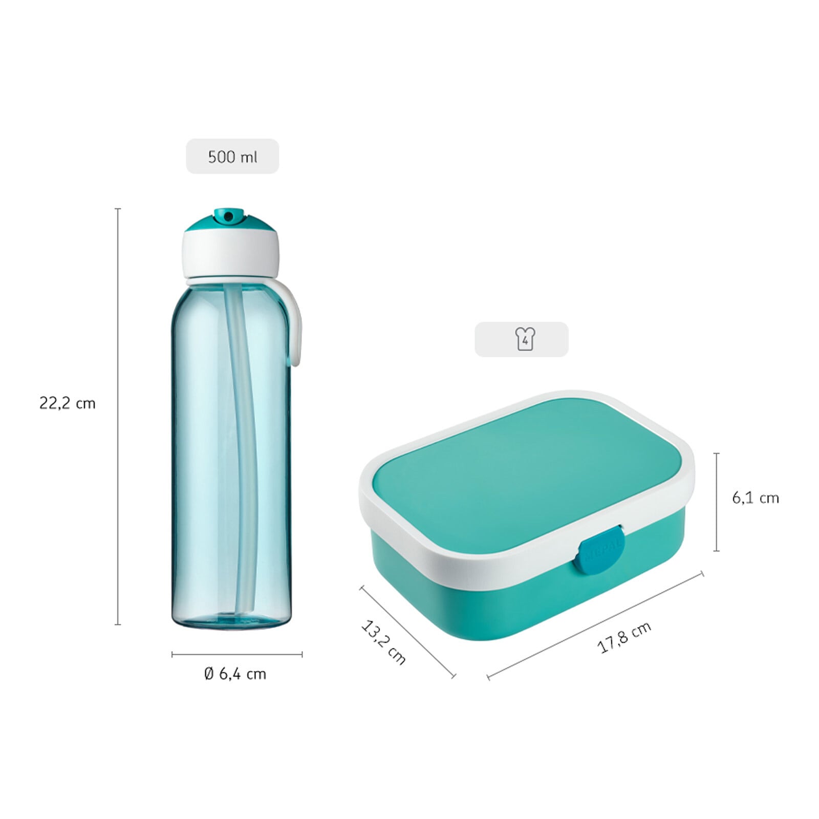 Mepal Lunchbox »Lunchset Campus 2er Set«