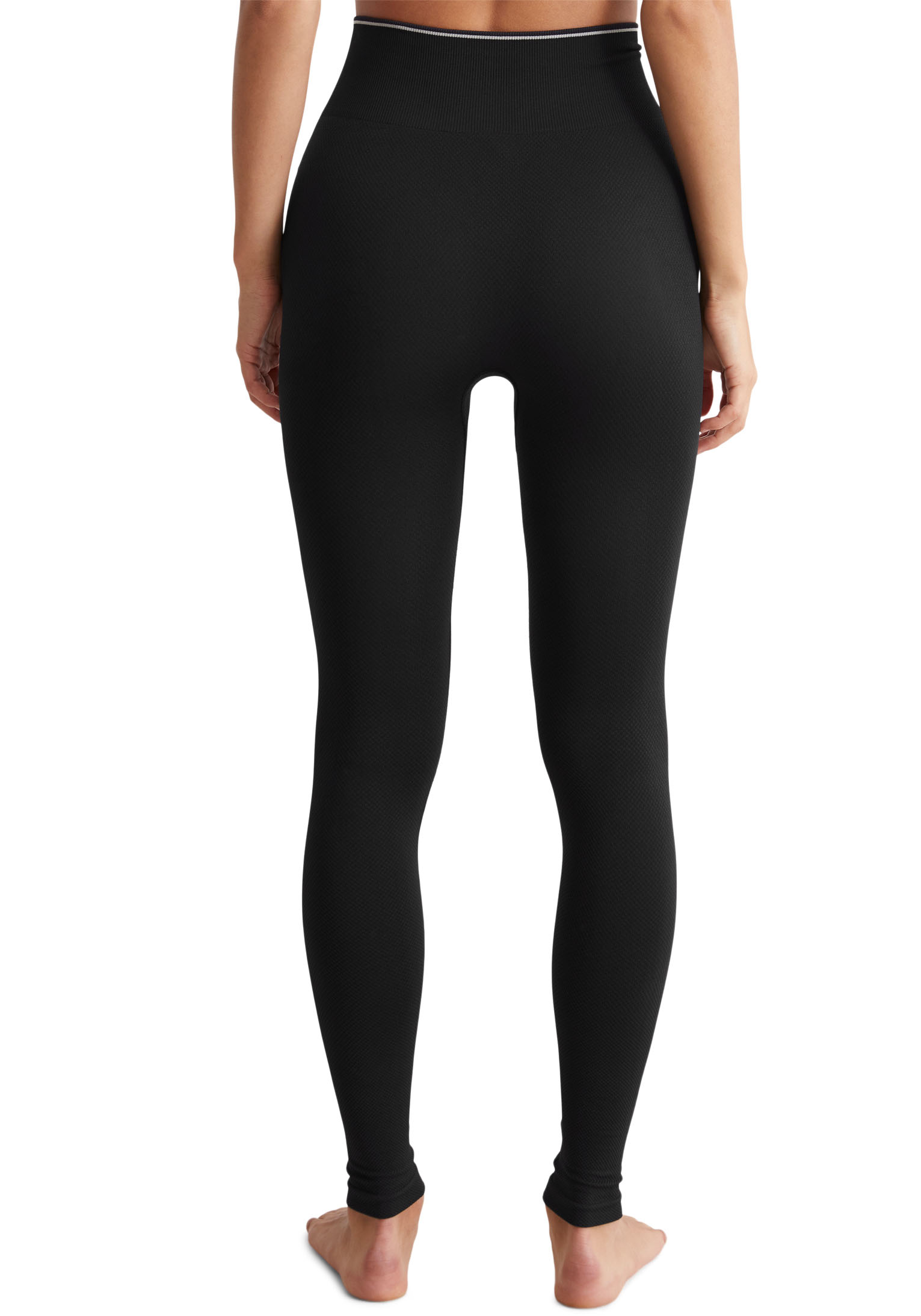 Thumbnail - Marc OPolo Leggings "Seamless Waffle", mit kontrastigem Streifen und eingearbeitetem Logo