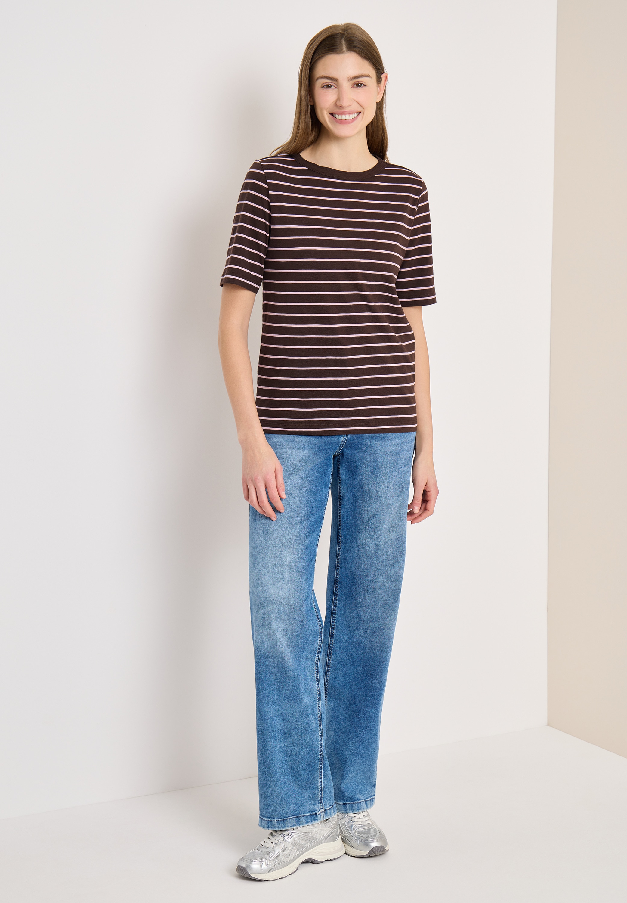 Cecil T-Shirt aus reiner Baumwolle