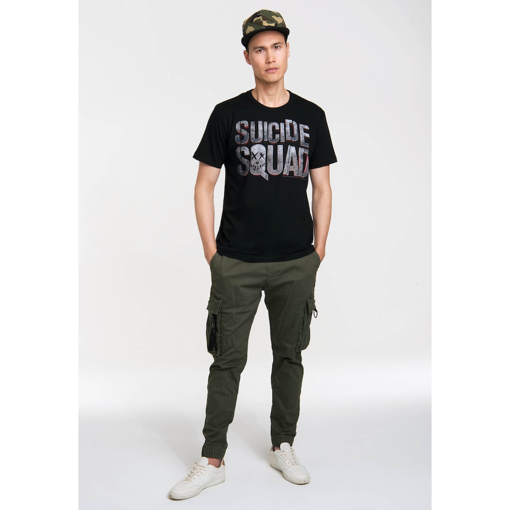 LOGOSHIRT T-Shirt »Suicide Squad« mit coolem Frontprint