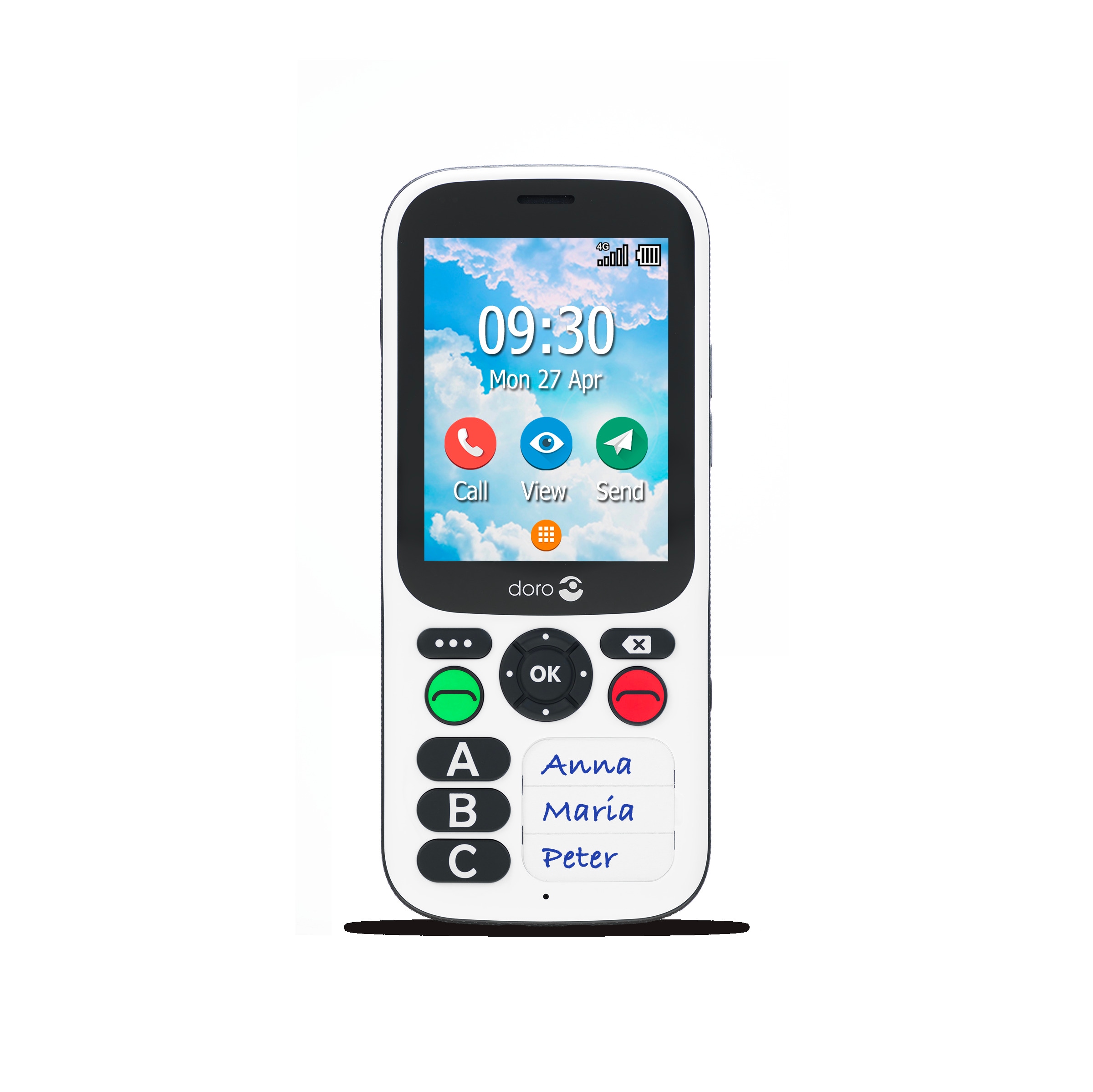 Doro Smartphone »780X«, schwarz/weiß