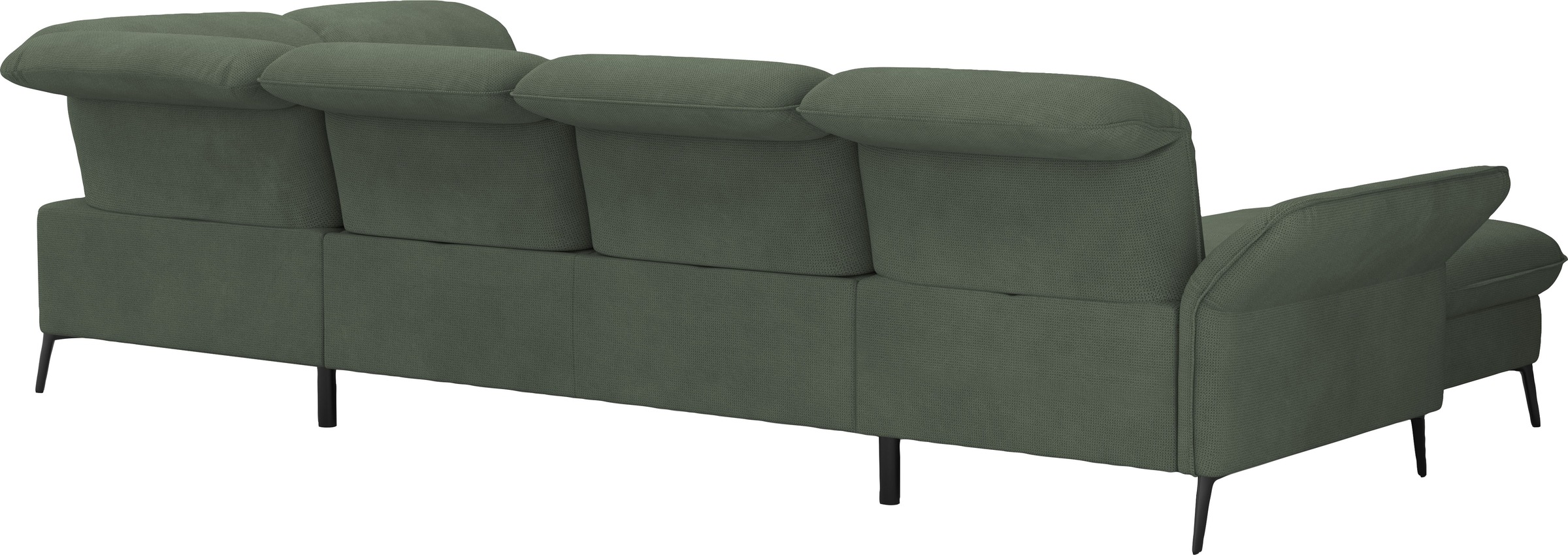 sit&more Wohnlandschaft »Emely, inkl. Sitztiefenverstellung«, wahlweise mit Bettfunktion,Bettkasten,Kopf- & Armteilverstellung