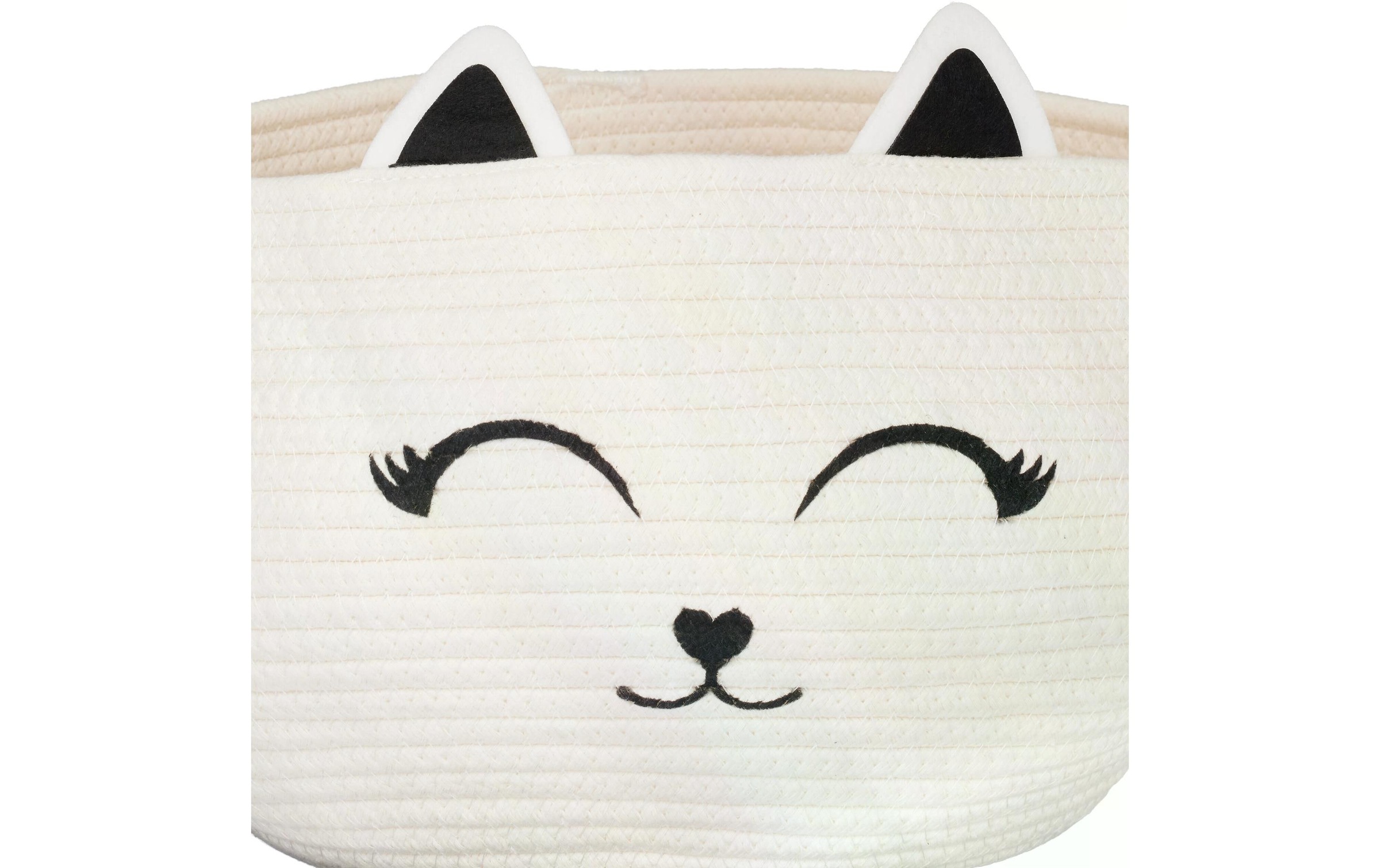 relaxdays Aufbewahrungskorb »Filz Katze«