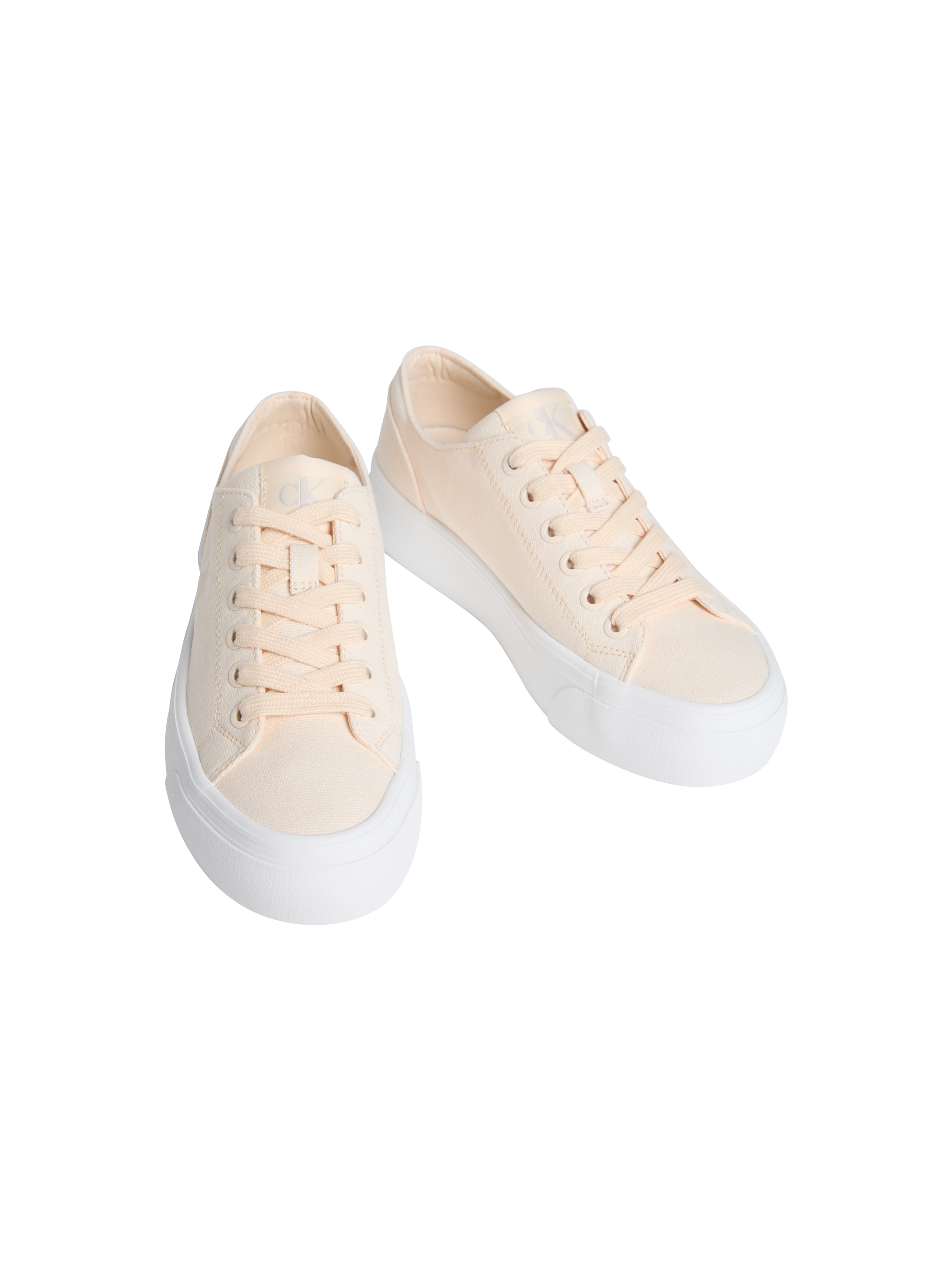Calvin Klein Jeans "VULC FLATFORM LOW CV MG" Schnürschuh, Freizeitschuh, Halbschuh mit seitlichem Logo
