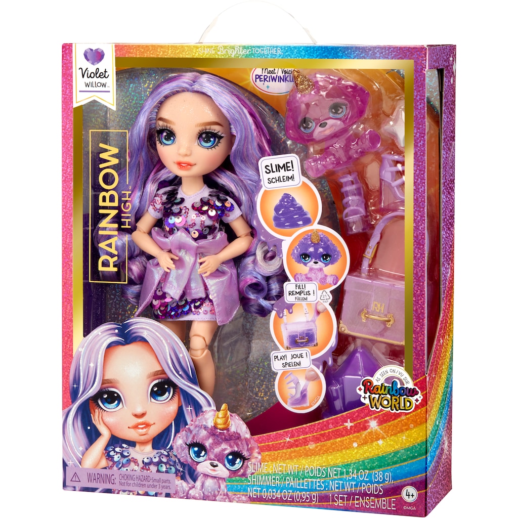 RAINBOW HIGH Anziehpuppe »Classic Rainbow Fashion Doll - Violet (purple)«
