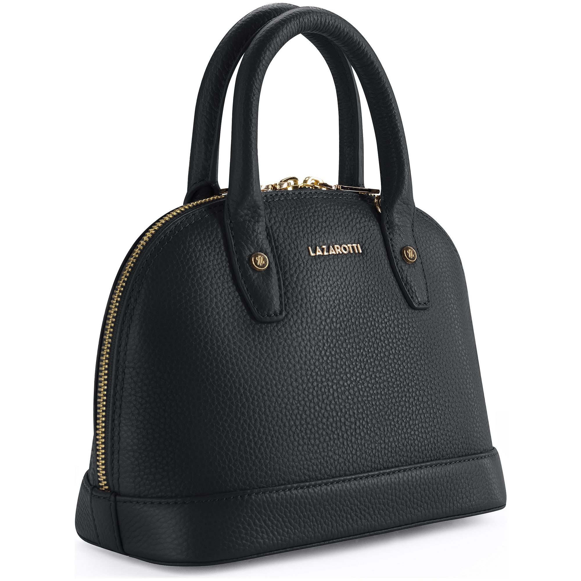 Lazarotti Henkeltasche »Bologna Leather Handtasche Crossbody Leder 24 cm«