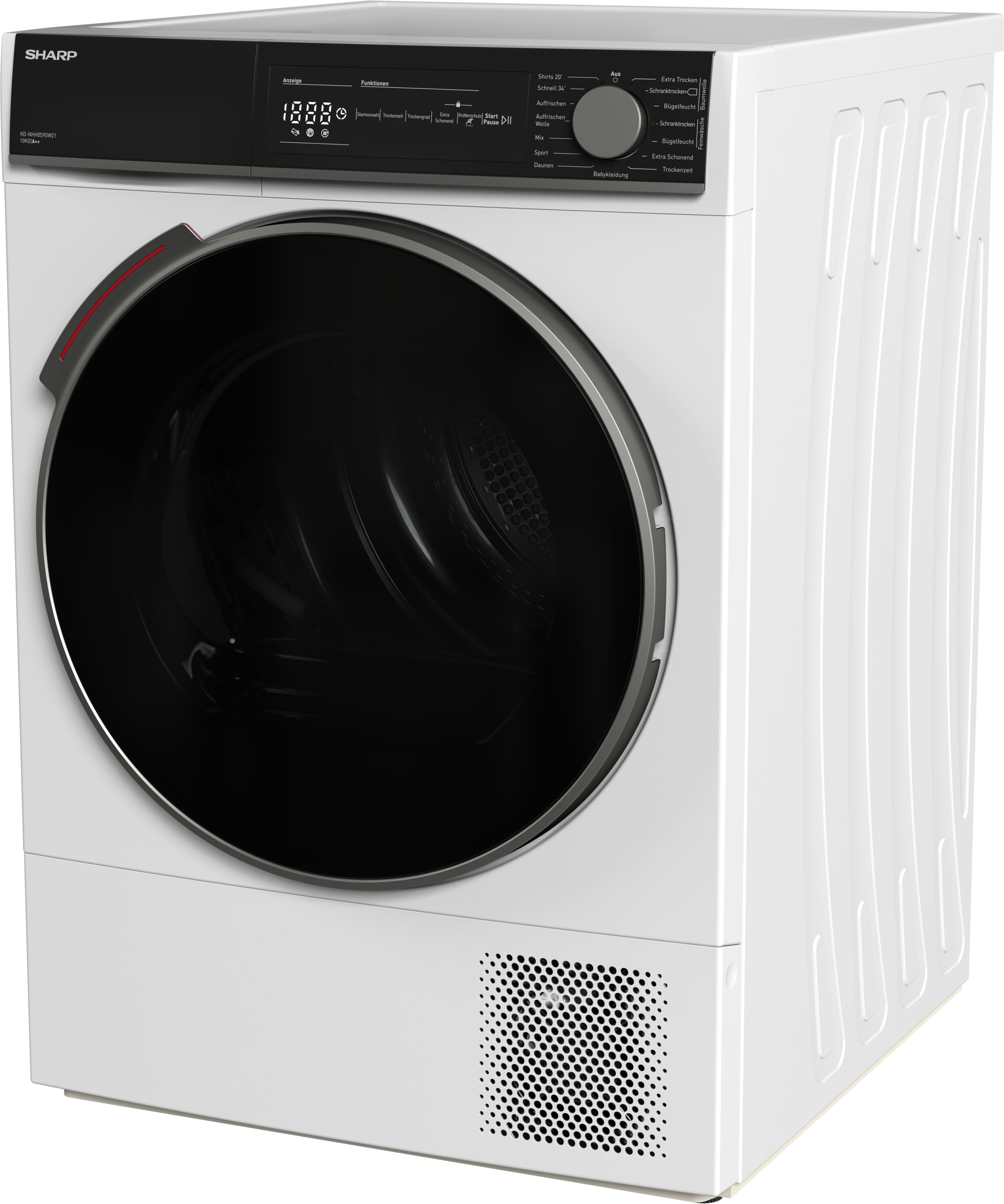 Sharp Wärmepumpentrockner »KD-NHH0S9GW21-DE«, T, 10 kg