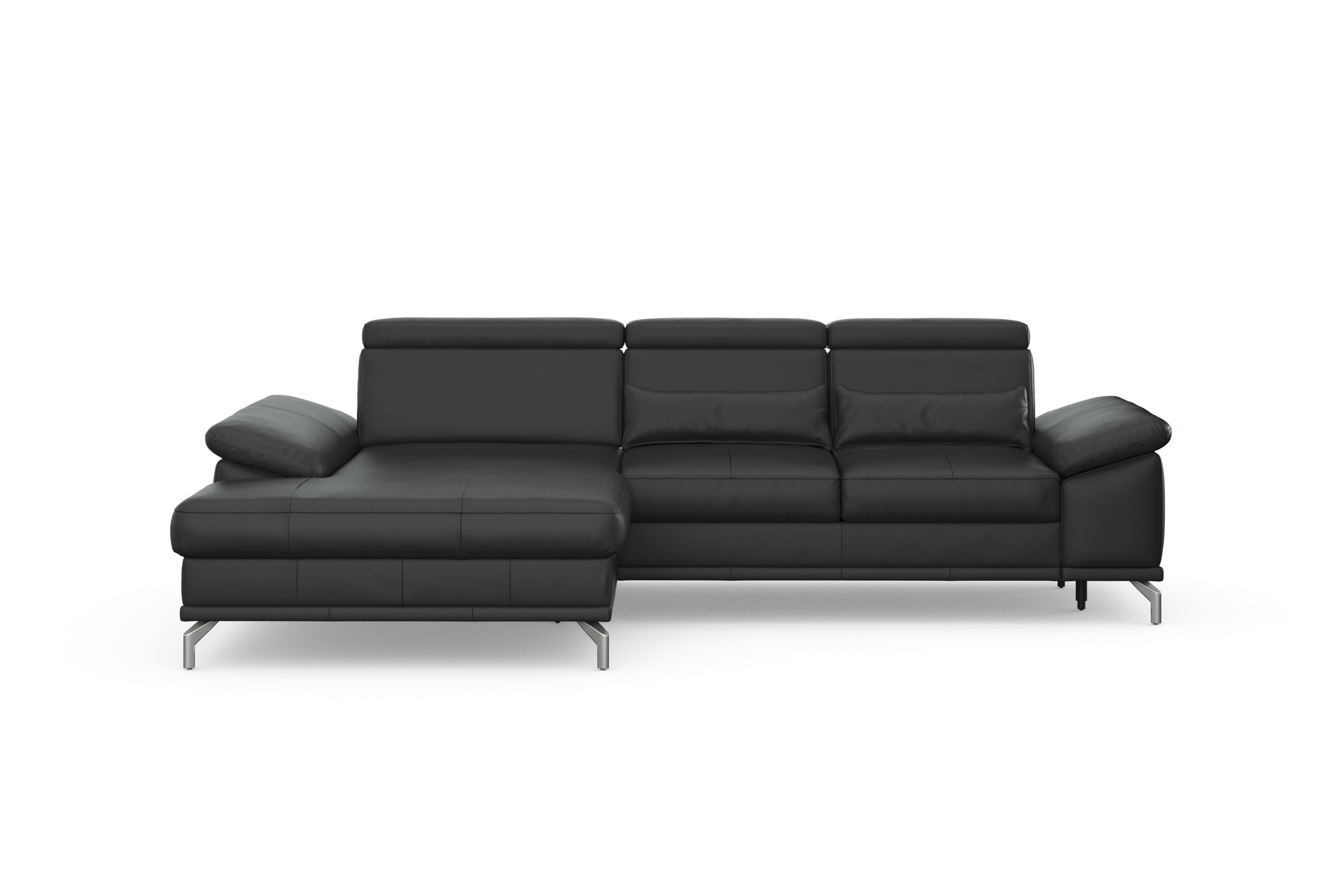 sit&more Ecksofa "Cabrio L-Form, B: 295 cm, mit Sitztiefen-, Arm- & Kopftei günstig online kaufen