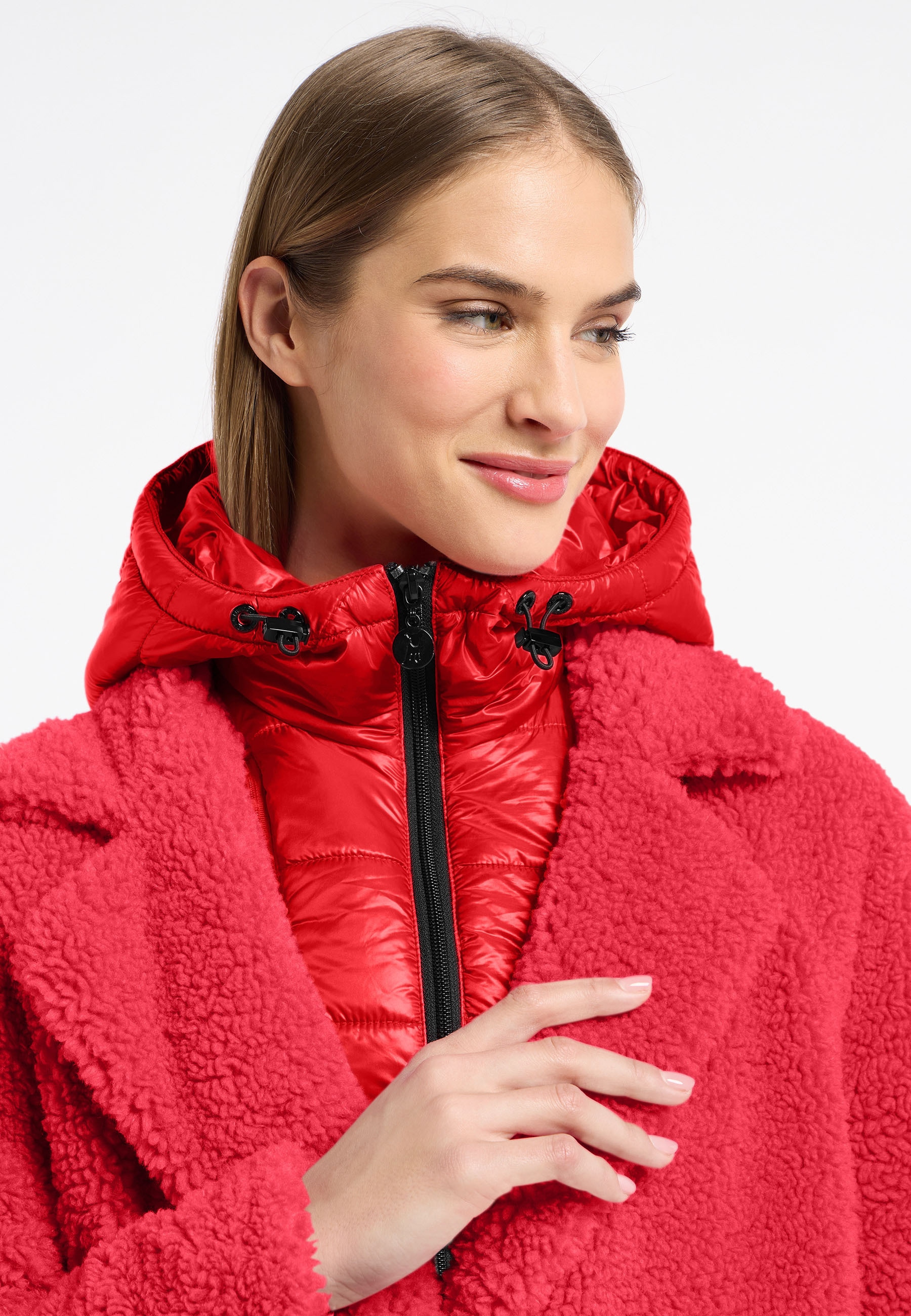 Frieda & Freddies Wintermantel »Fake Fur Coat / Gine2«, mit Taschen