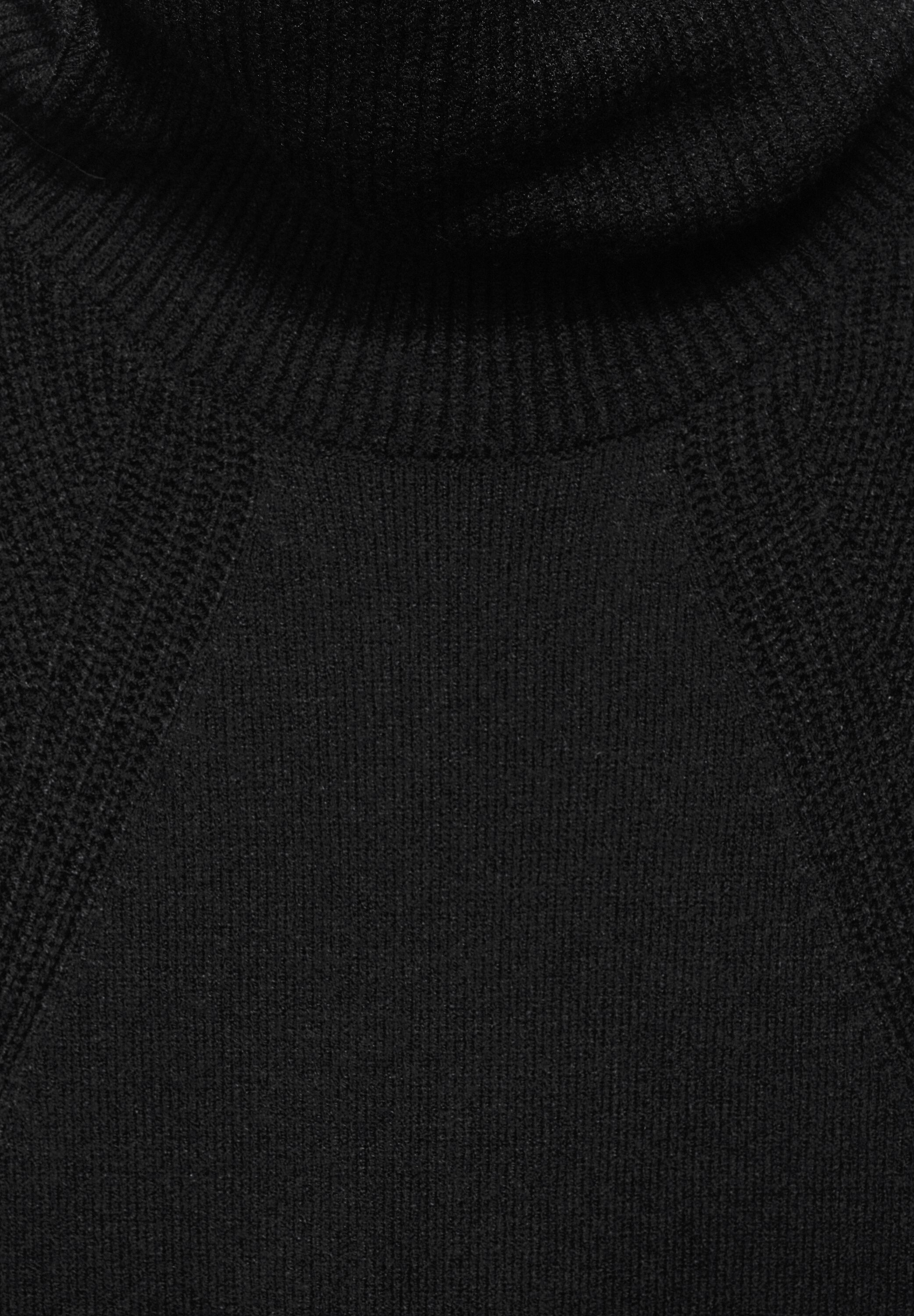 STREET ONE Rollkragenpullover, aus softem Materialmix