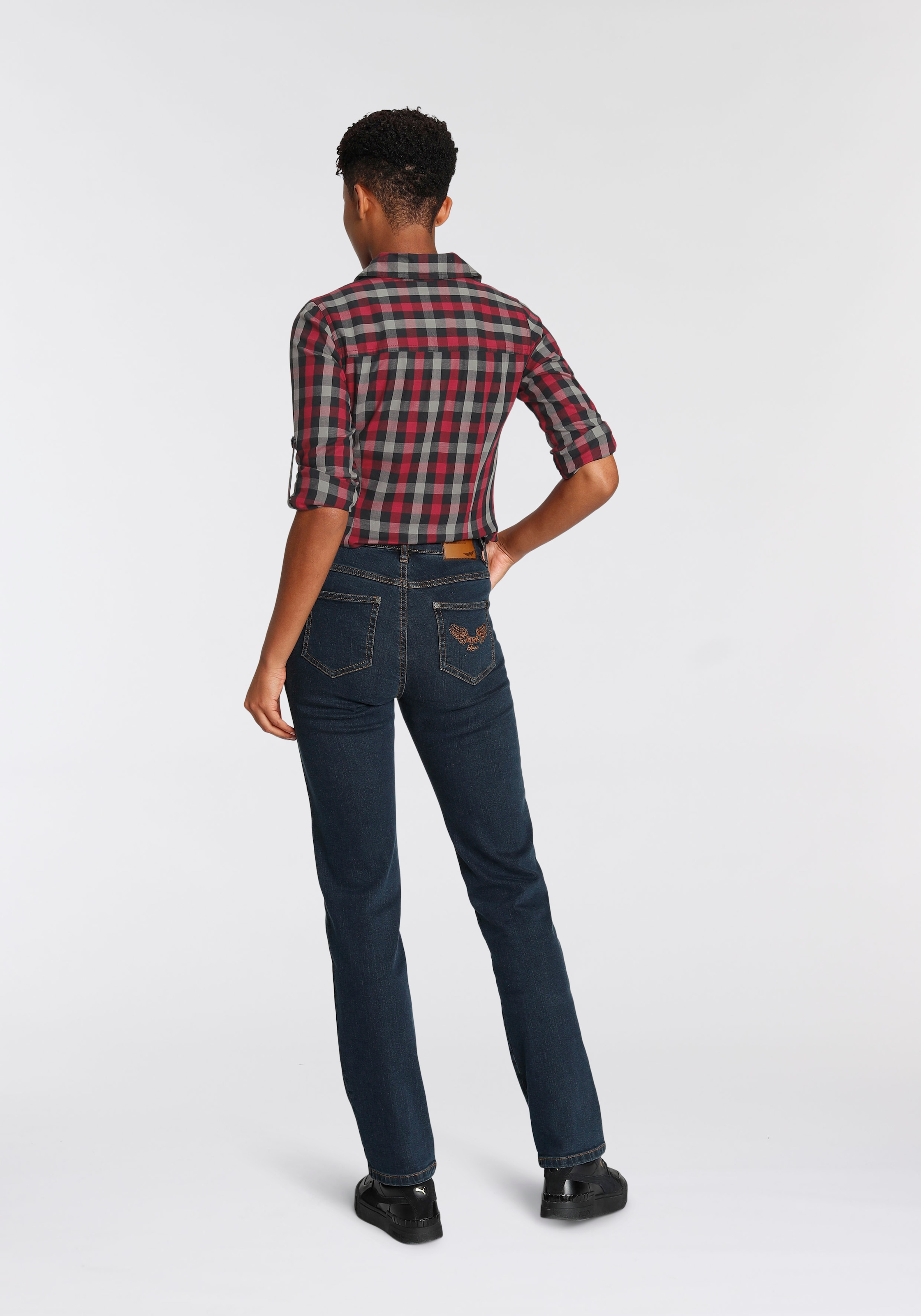 Arizona Gerade Jeans »Comfort-Fit«, High Waist