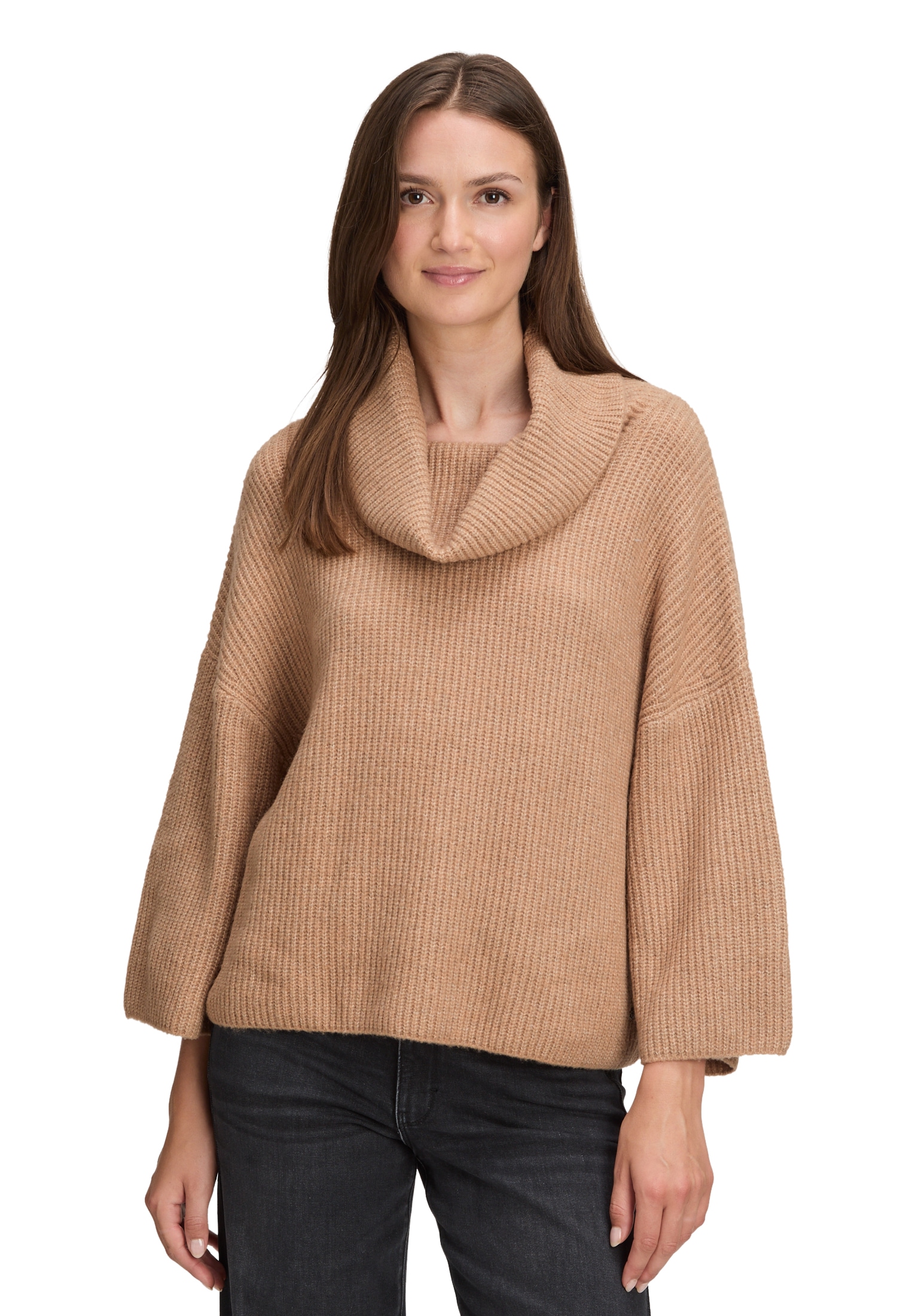 Betty&Co Strickpullover "Damen Strickpullover mit Kragen" 1 Stk. tlg. günstig online kaufen