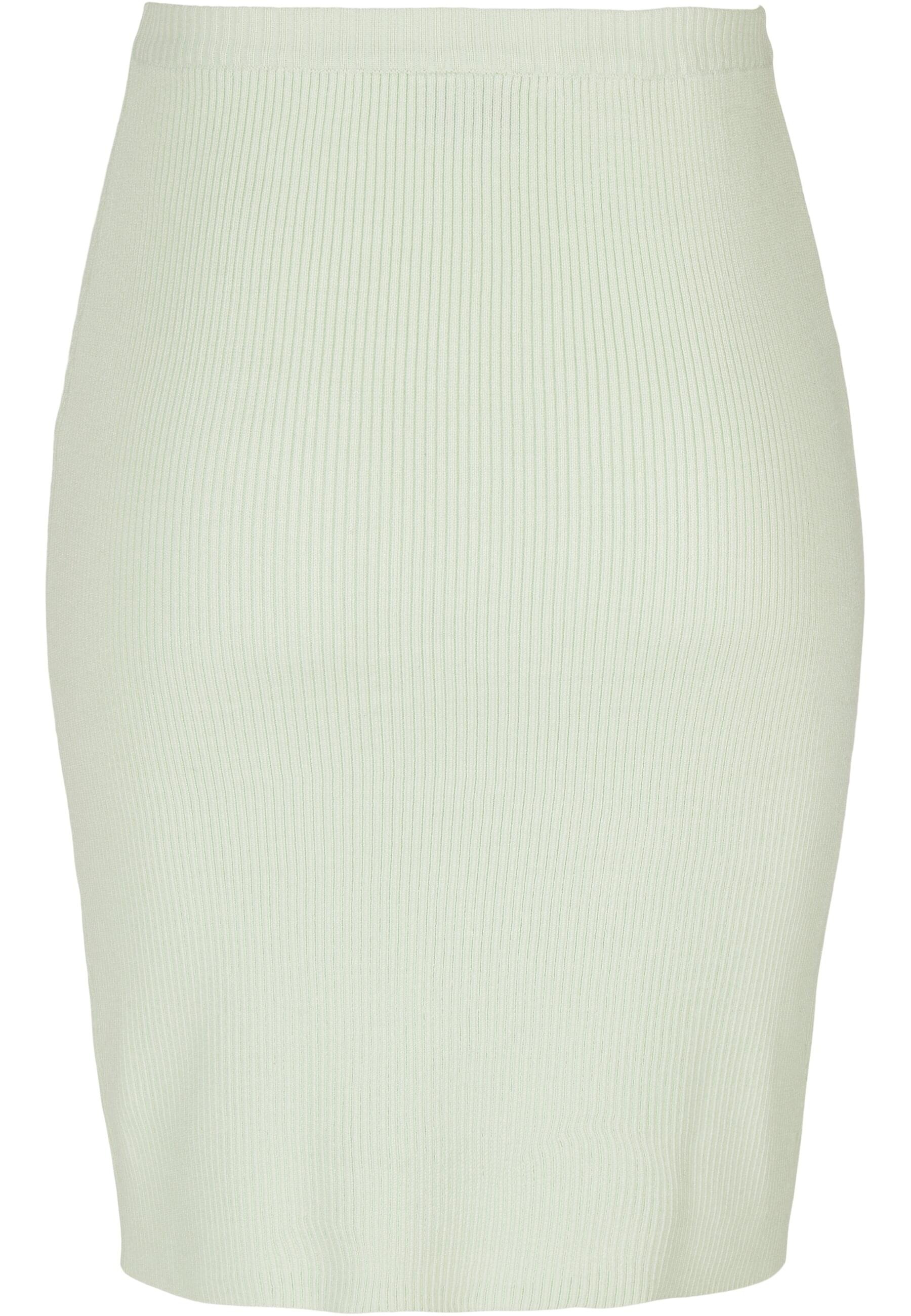 URBAN CLASSICS Sommerrock »Urban Classics Damen Ladies Rib Knit Skirt«, (1 tlg.)