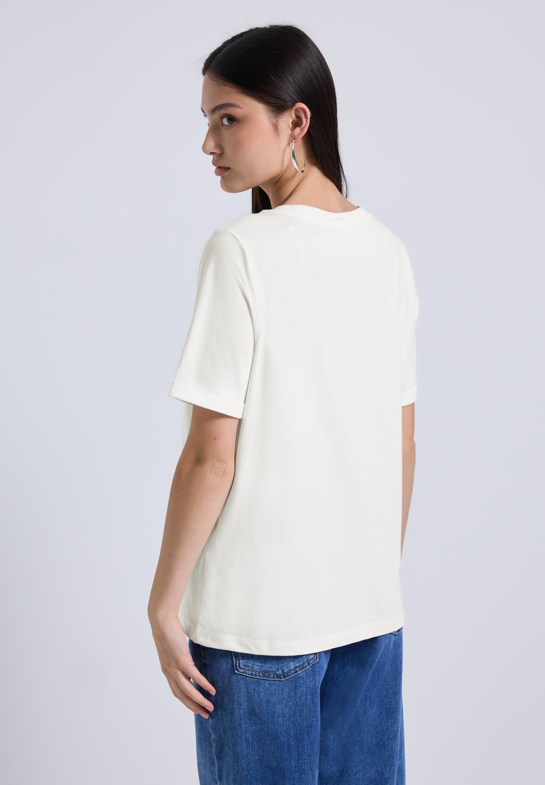STREET ONE STUDIO T-Shirt, mit Rundhalsausschnitt
