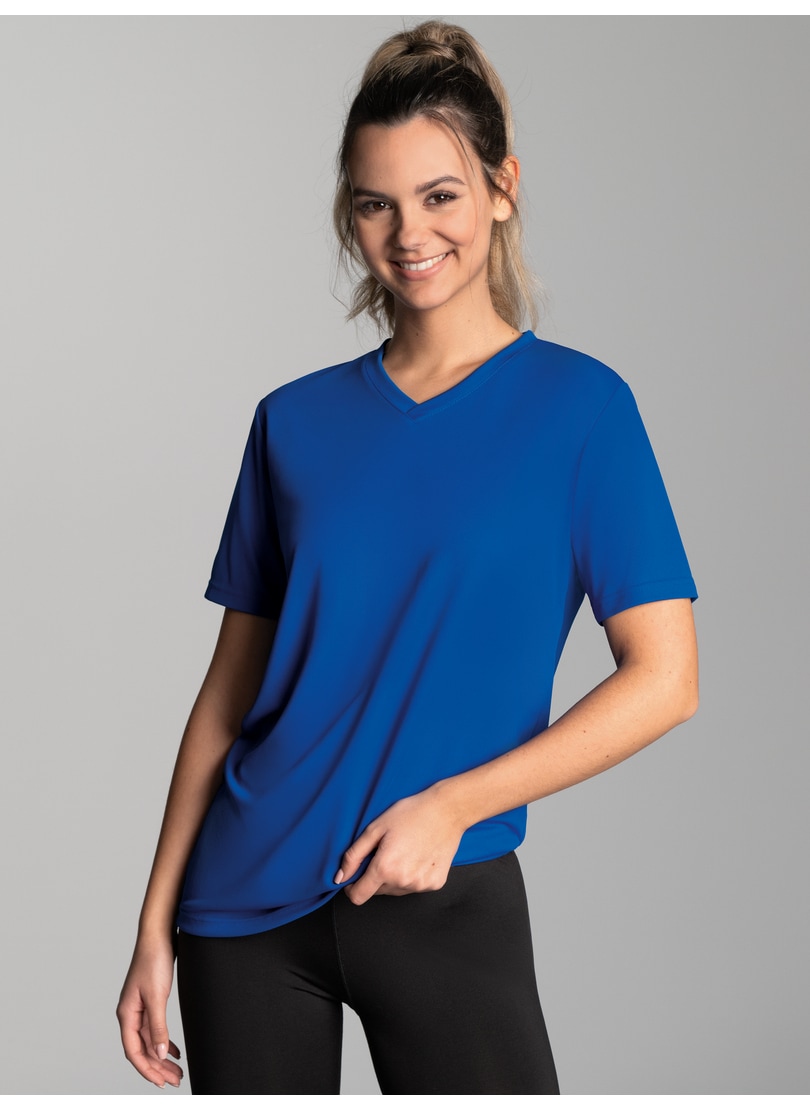 Trigema T-Shirt "TRIGEMA V-Shirt COOLMAX" 1 Stk. tlg. günstig online kaufen