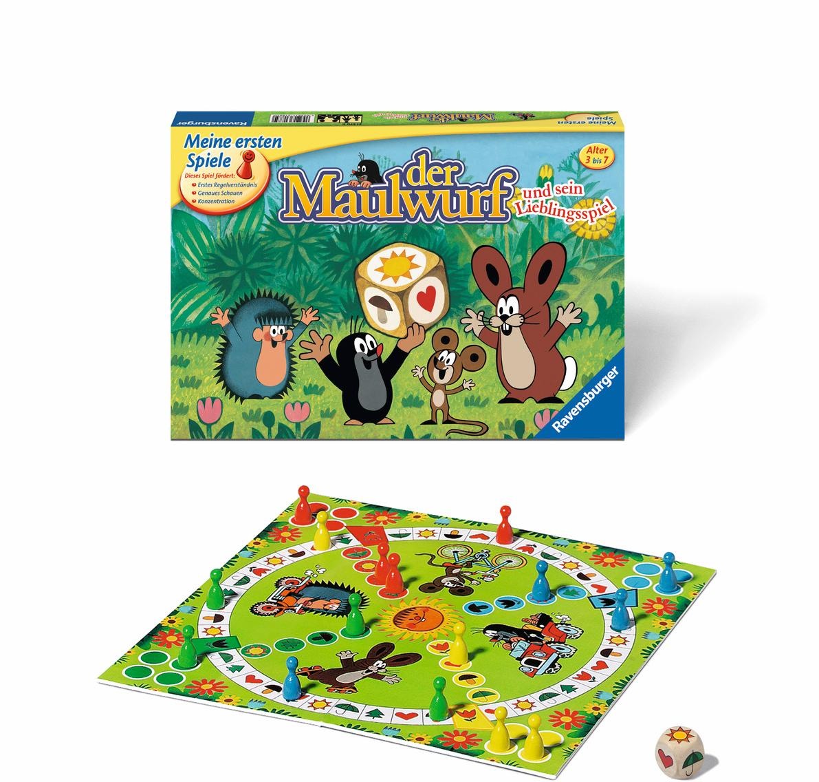 Ravensburger Spiel »Der Maulwurf und sein Lieblingsspiel«, Made in Europe, FSC® - schützt Wald - weltweit