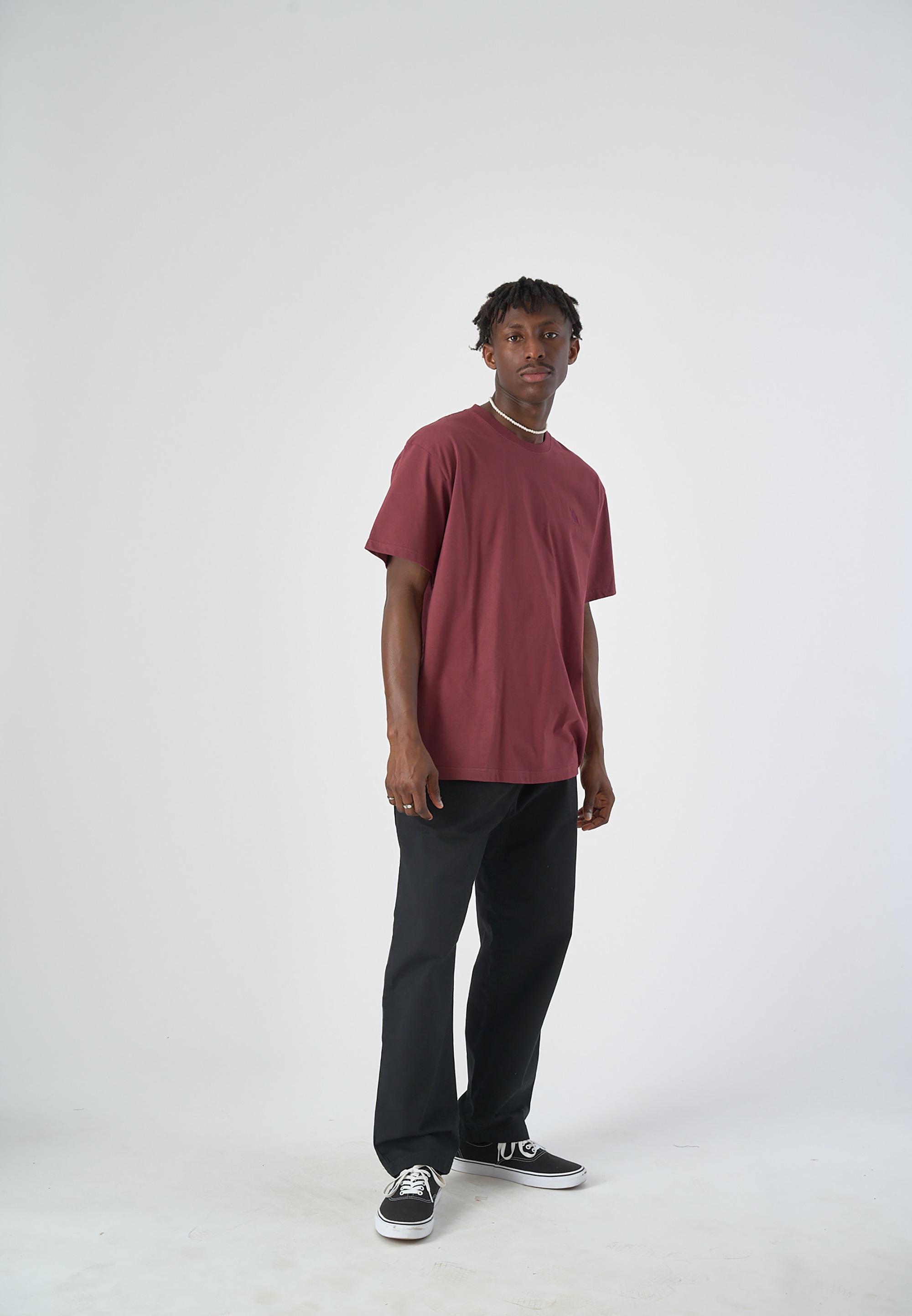 Cleptomanicx T-Shirt Schnitt Gull | lockerem ▷ für mit Mono«, »Embroidery BAUR