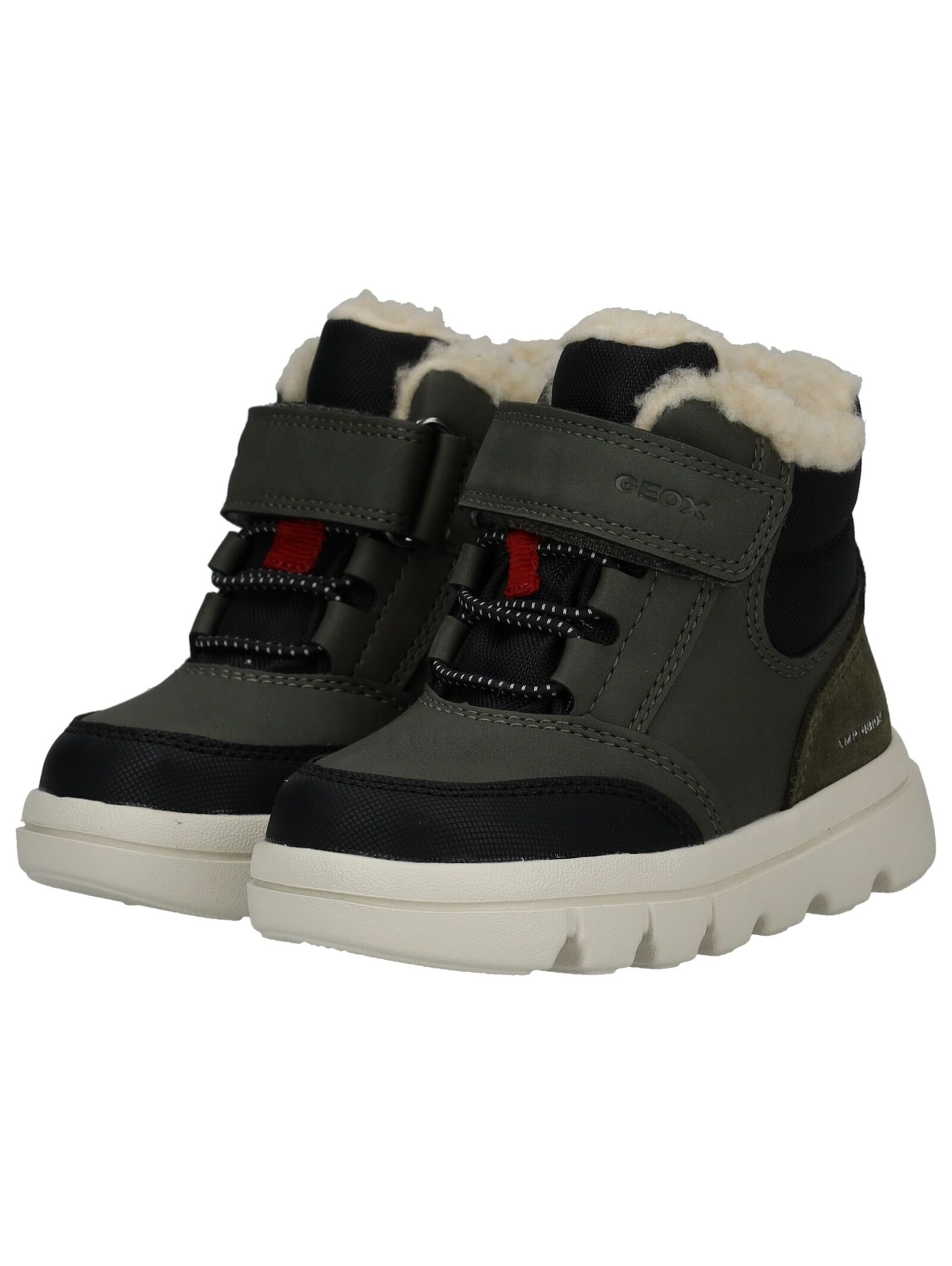 Geox Schnürstiefelette »Geox Stiefelette Leder/Textil«