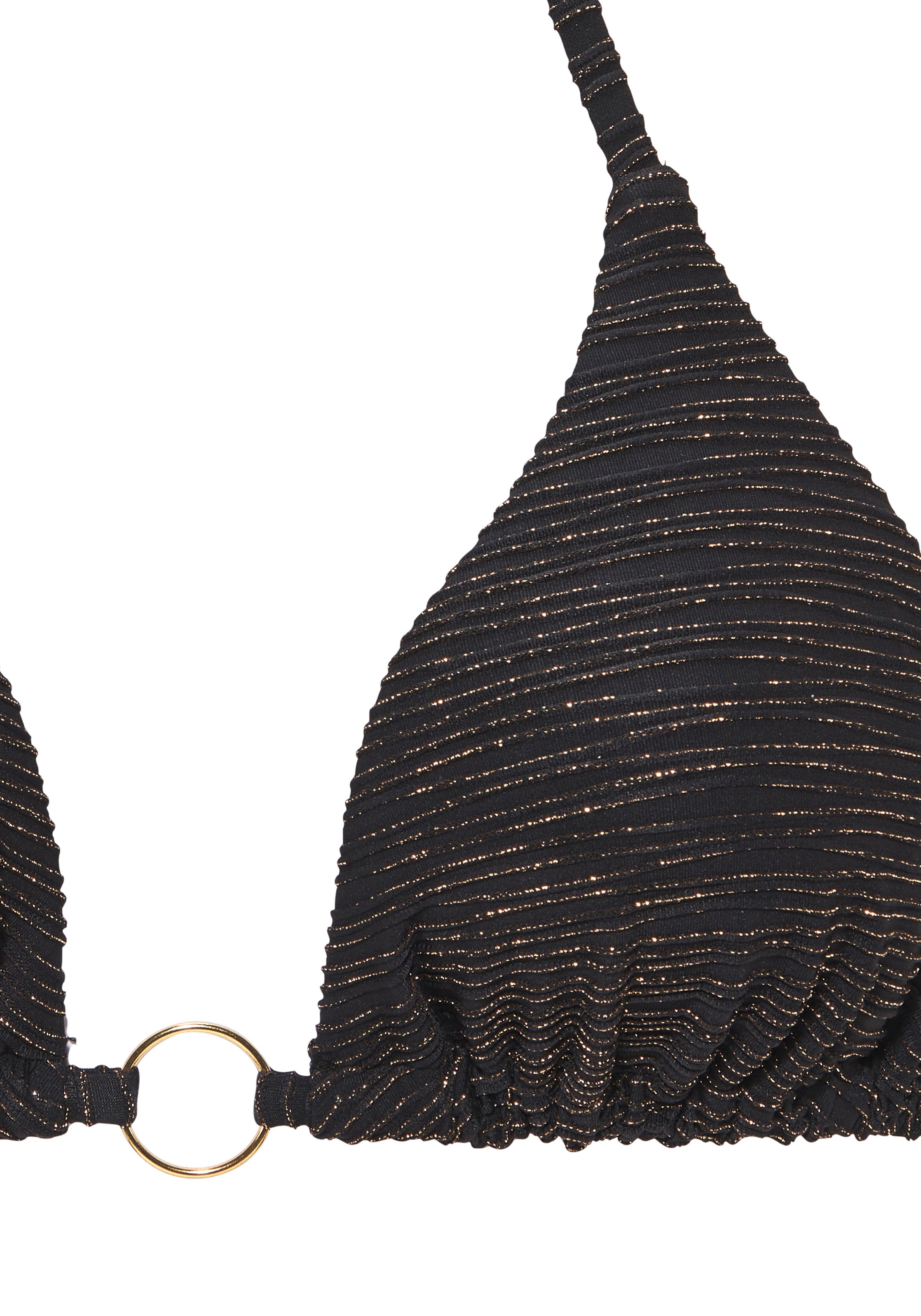 LASCANA Triangel-Bikini 2 Stk. tlg. Glitzer/Strukturware