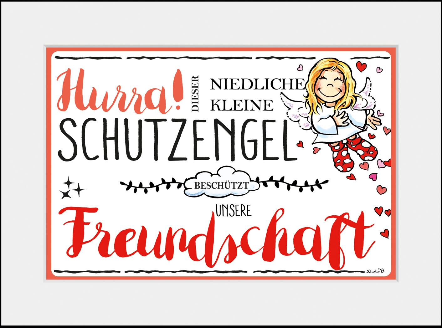 queence Bild »Schutzengel Freundschaft«, Engel, (1 St.) kaufen | BAUR