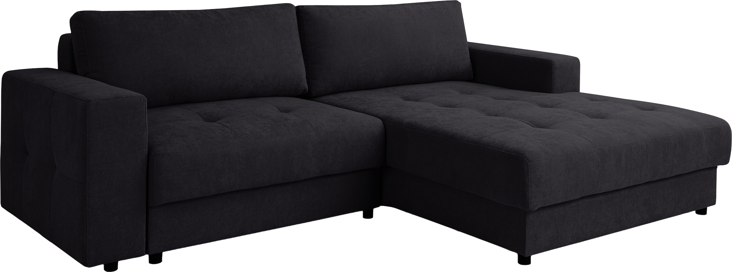 WERK2 Ecksofa »Indiana inkl. Bettfunktion & Bettkasten, bequem, Breite 270cm, L-Form« Moderne, elegante Polsterecke, Komfortpolsterung und losen Kissen.