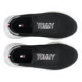 Tommy Hilfiger Slip-On Sneaker »LOW CUT SNEAKER«, mit zwei gestreiften Anziehlaschen