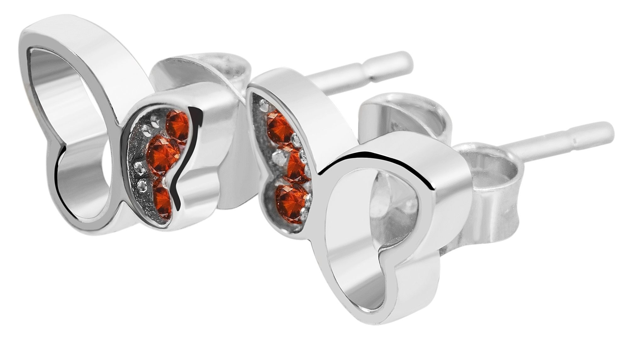Adelia's Mädchen Schmetterlings Ohrringe 925 Sterling Silber 2