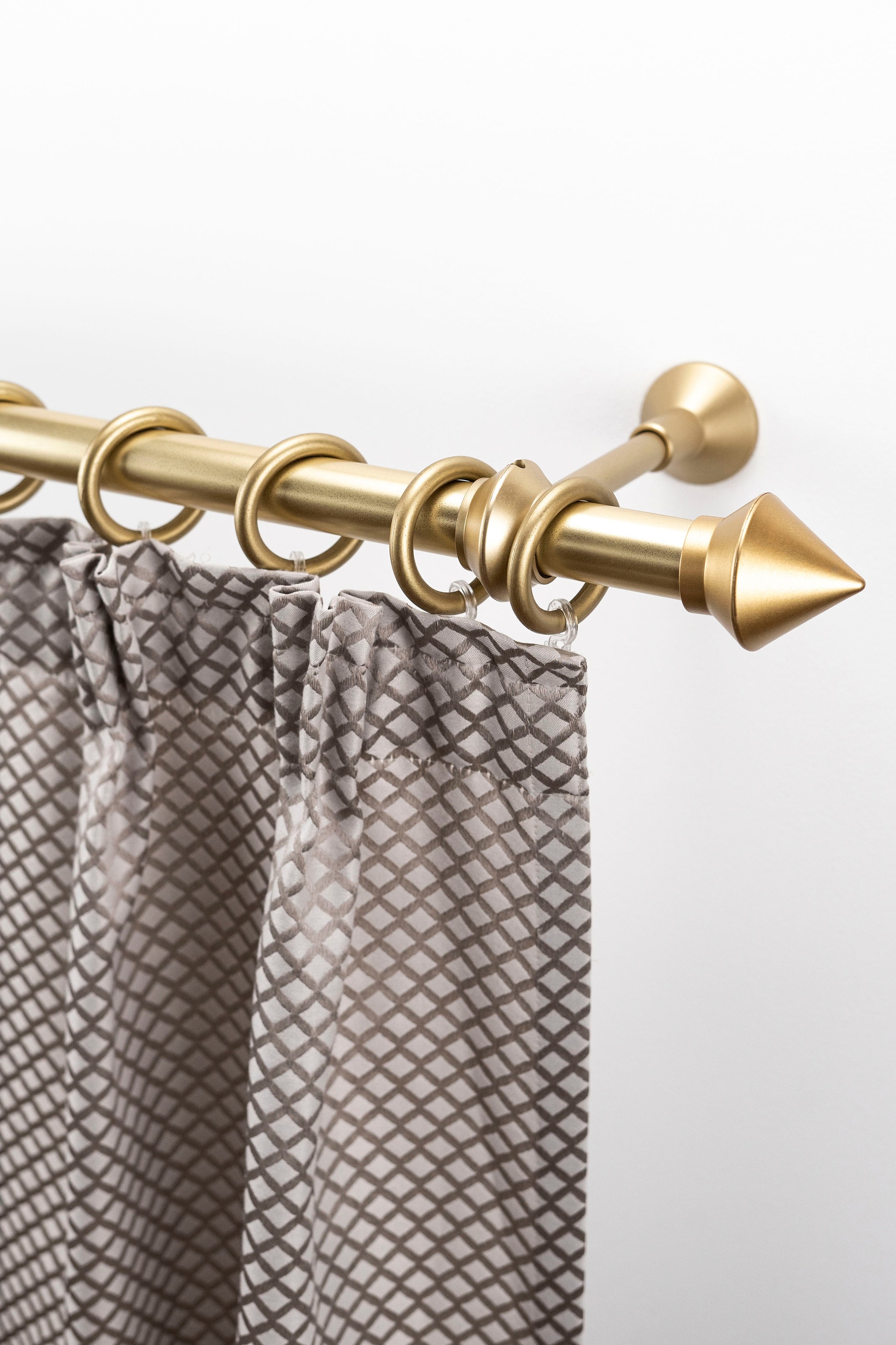 GARESA Gardinenstange "Palmi" Ø 28 mm 1 läufig-läufig Wunschmaßlänge Vorhan günstig online kaufen