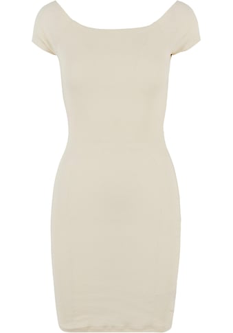 Jerseykleid »Damen Ladies Off Shoulder Rib Dress«, (1 tlg.)