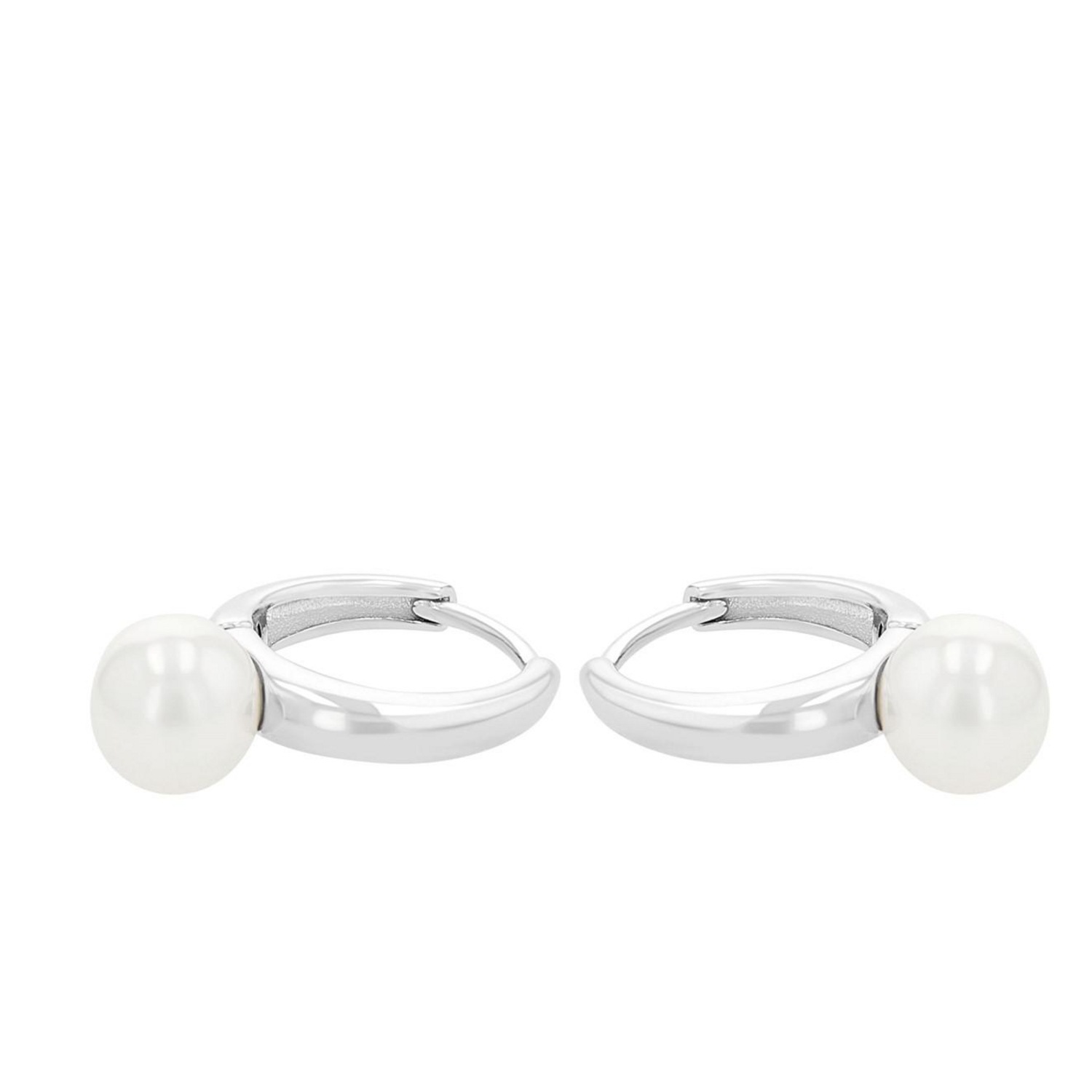 Amor 2100095 Hoop Earrings Silver 6mm 2