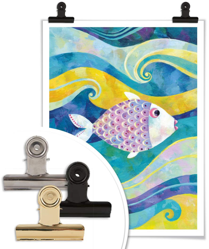 Poster, Wandbild, Fisch«, BAUR & St.), (1 Der Bild, Fisch | »Märchen kleine Wandposter Wall-Art Meeresfrüchte, Wandbilder kaufen Poster