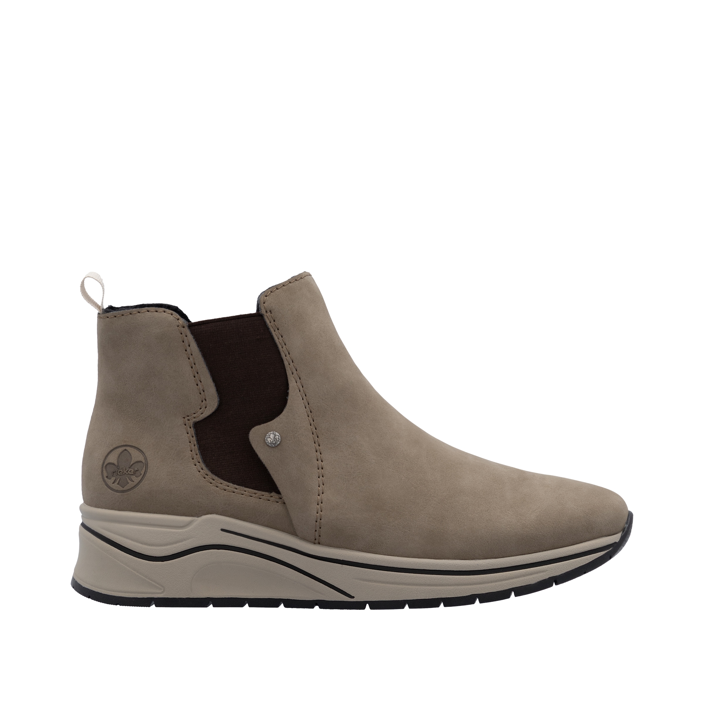 Rieker Chelseaboots, Boots, Stiefelette, High Top Sneaker, Keilboots mit Stretcheinsatz