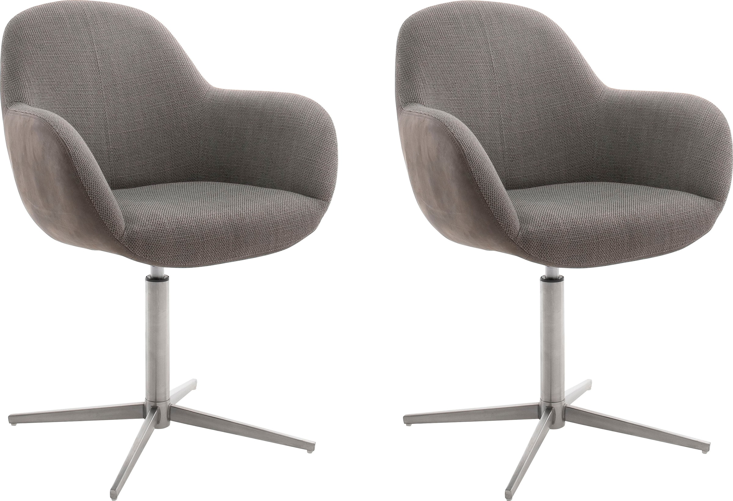 MCA furniture 360°drehbar Esszimmerstuhl | (Set), Nivellierung mit 2 »Melrose«, Stuhl BAUR St., bestellen