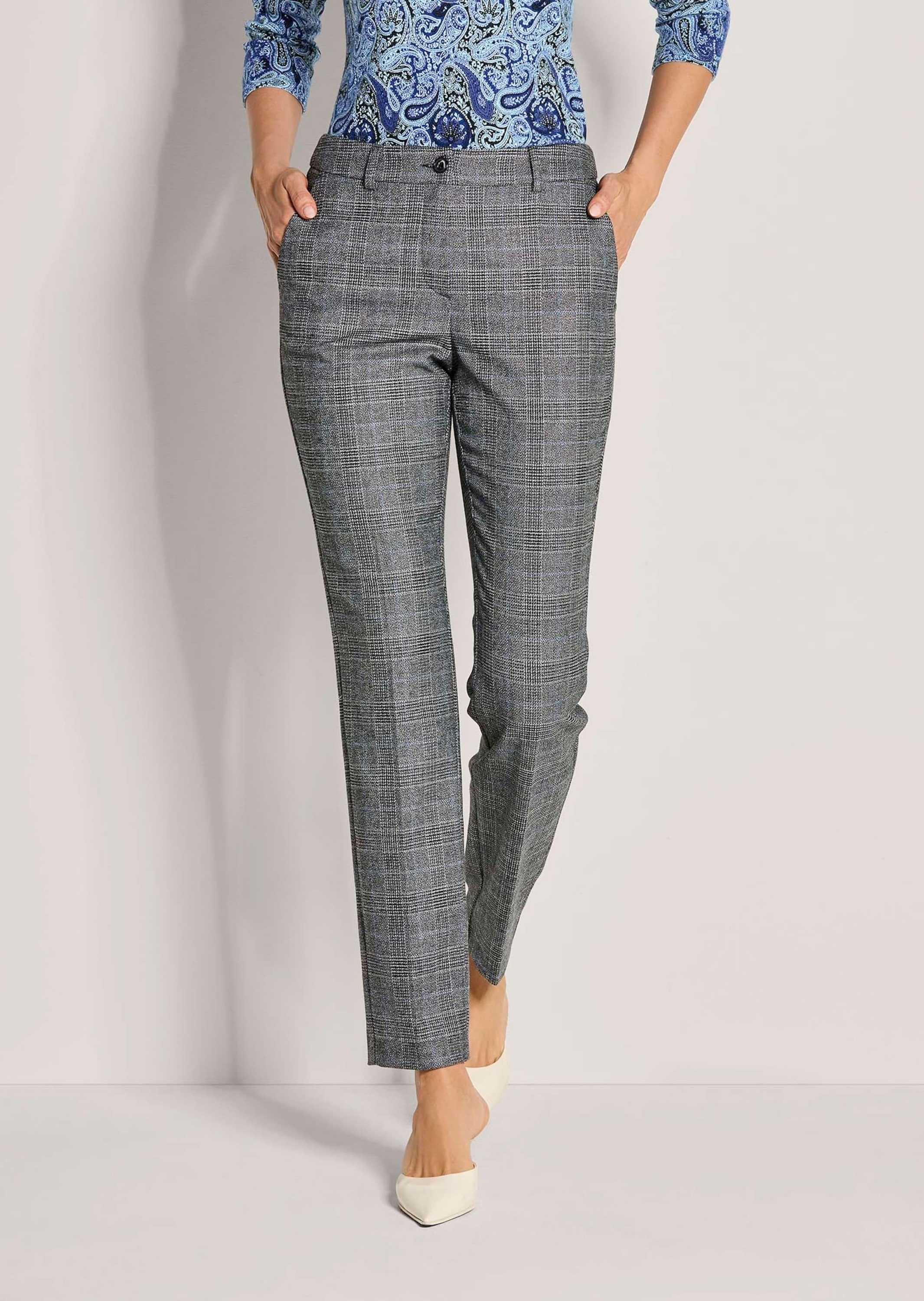 MADELEINE Stoffhose »Stoffhose Glencheck-Hose mit Stretch«