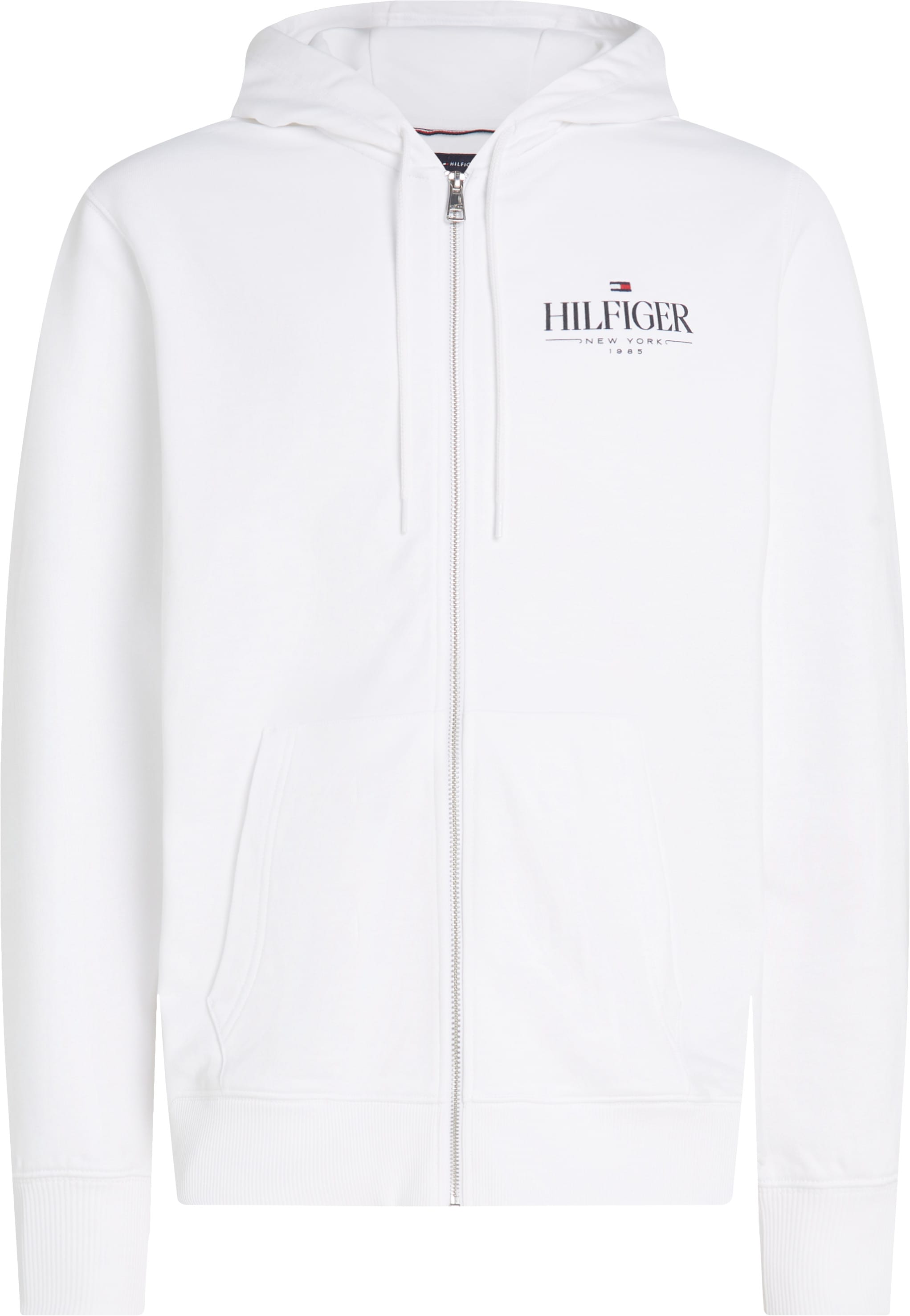 Tommy Hilfiger Kapuzensweatjacke »HILFIGER STACKED HOODED ZIP TH«