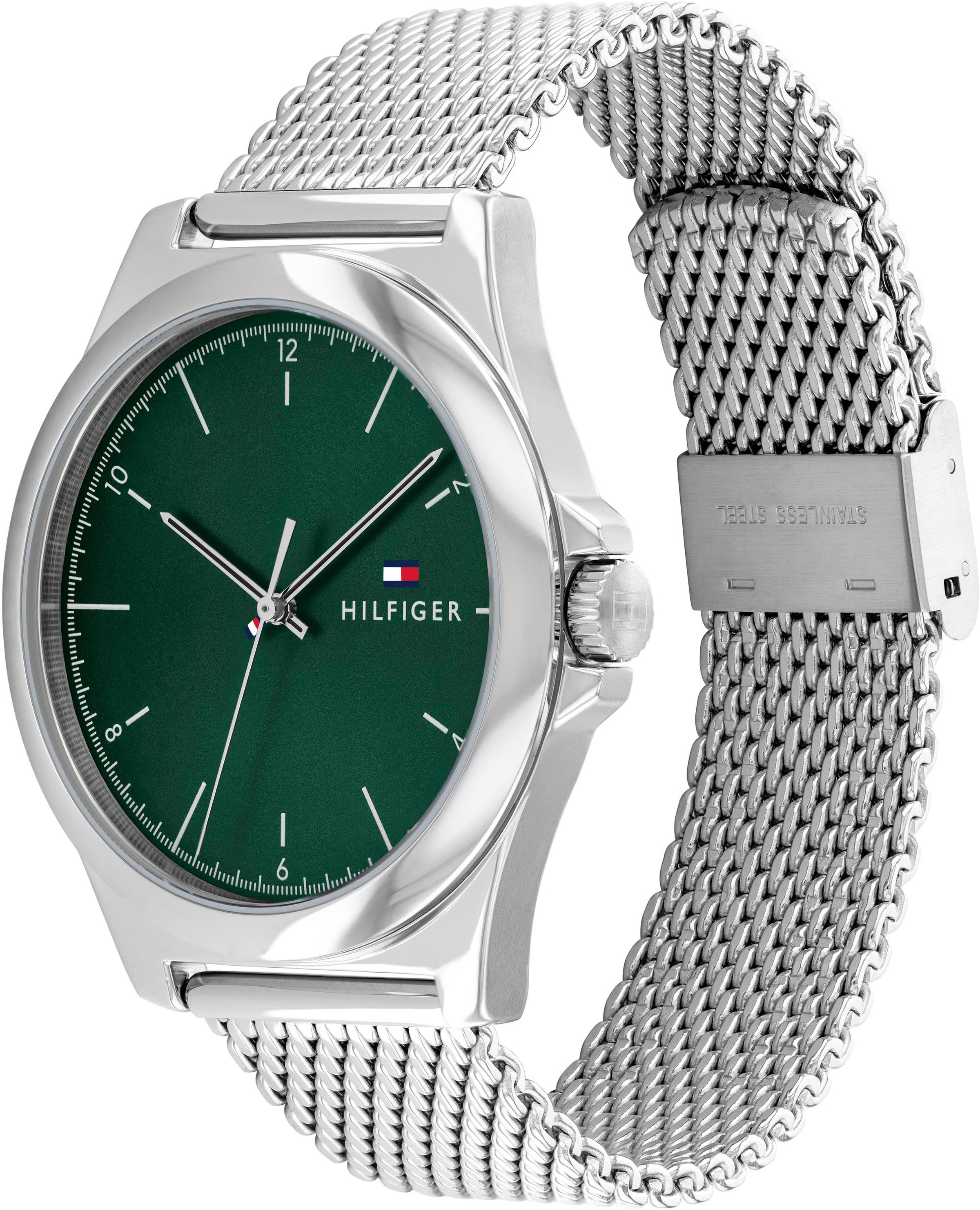 Tommy Hilfiger Quarzuhr »CLASSIC«, Armbanduhr, Herrenuhr, analog, Edelstahlarmband