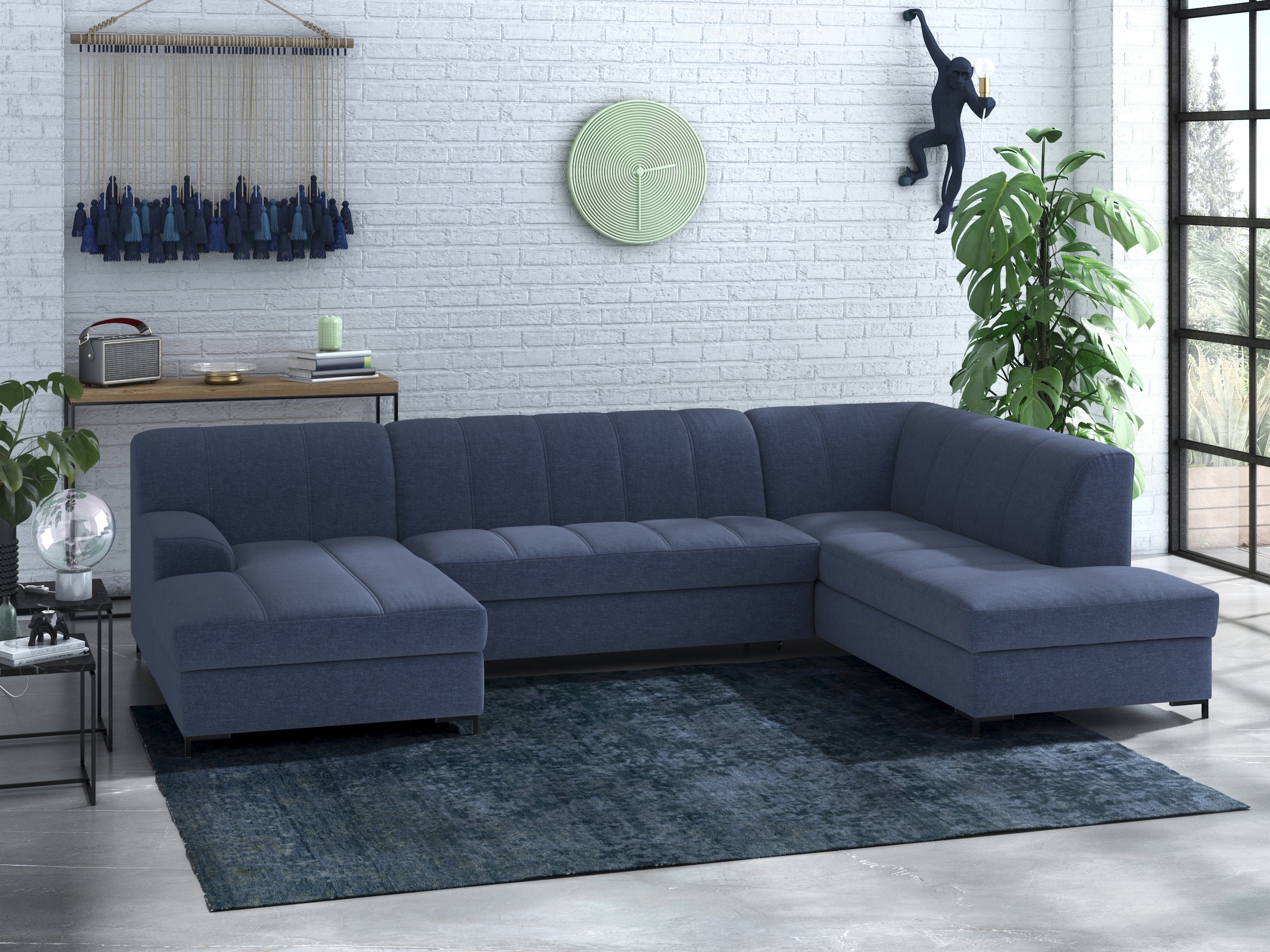 Home affaire Wohnlandschaft "Balme, moderne Formensprache, zeitloses Design günstig online kaufen