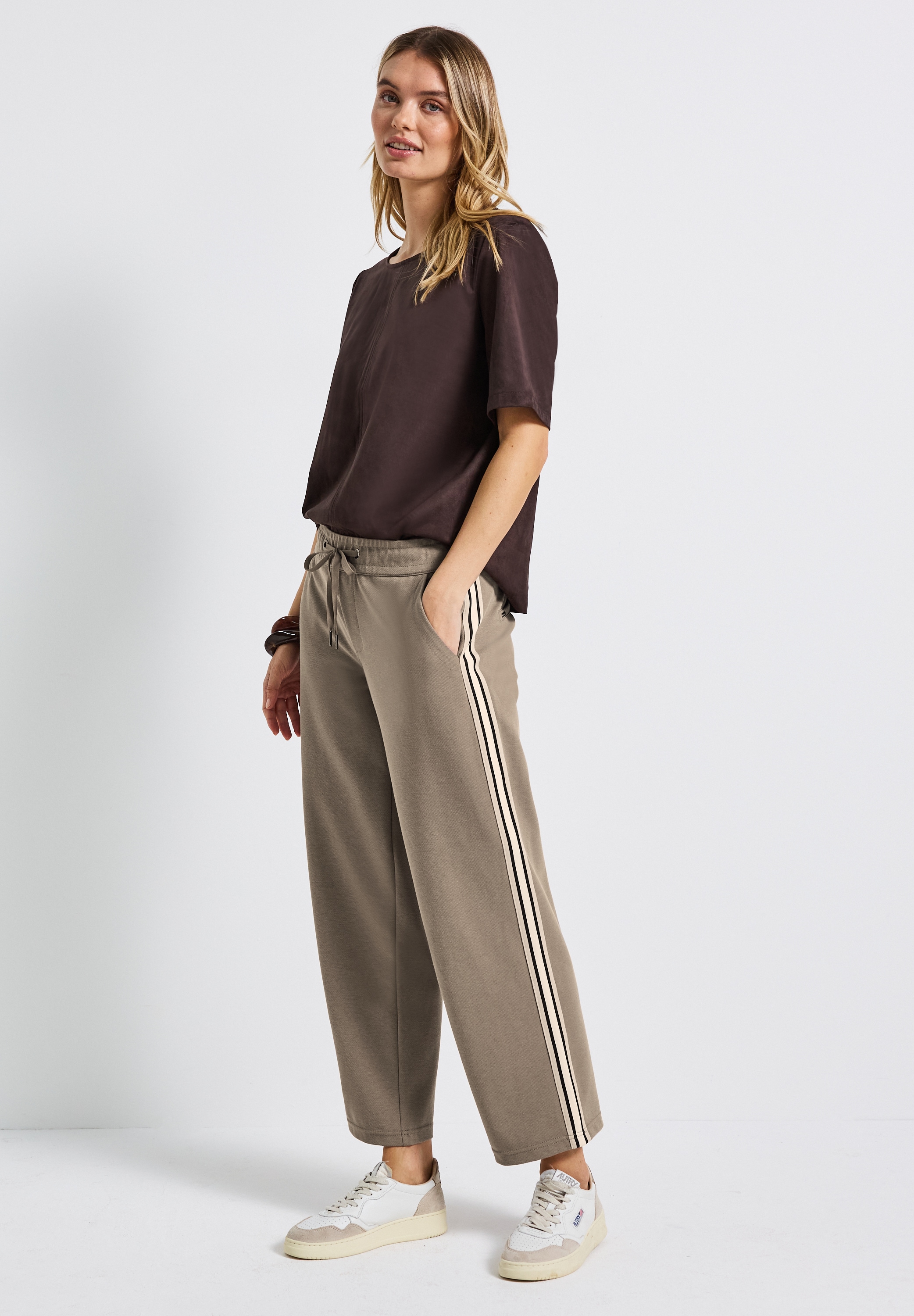 STREET ONE Stoffhose, Middle Waist