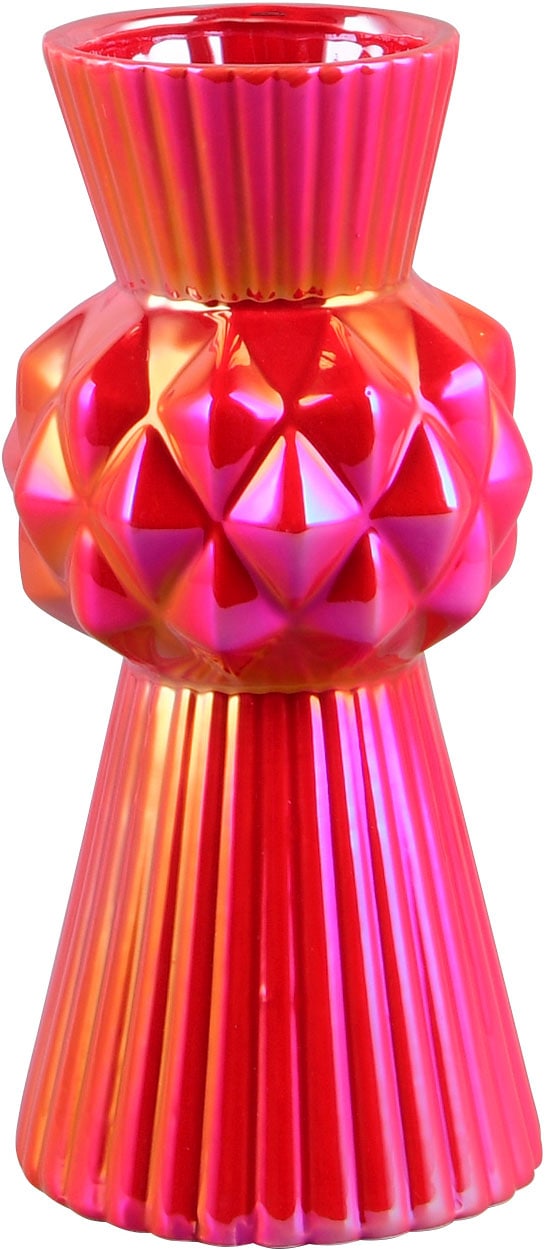 MIRRORS AND MORE Dekovase "VORO" Bunte Dekovase in auffälliger Form günstig online kaufen