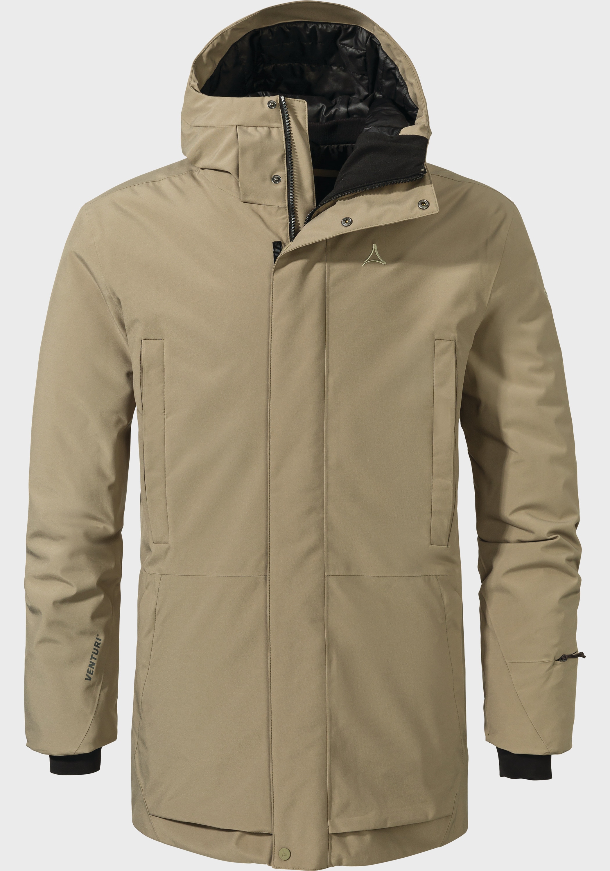 Schöffel Langjacke "Urban Ins Parka Style Crivat MNS", mit Kapuze