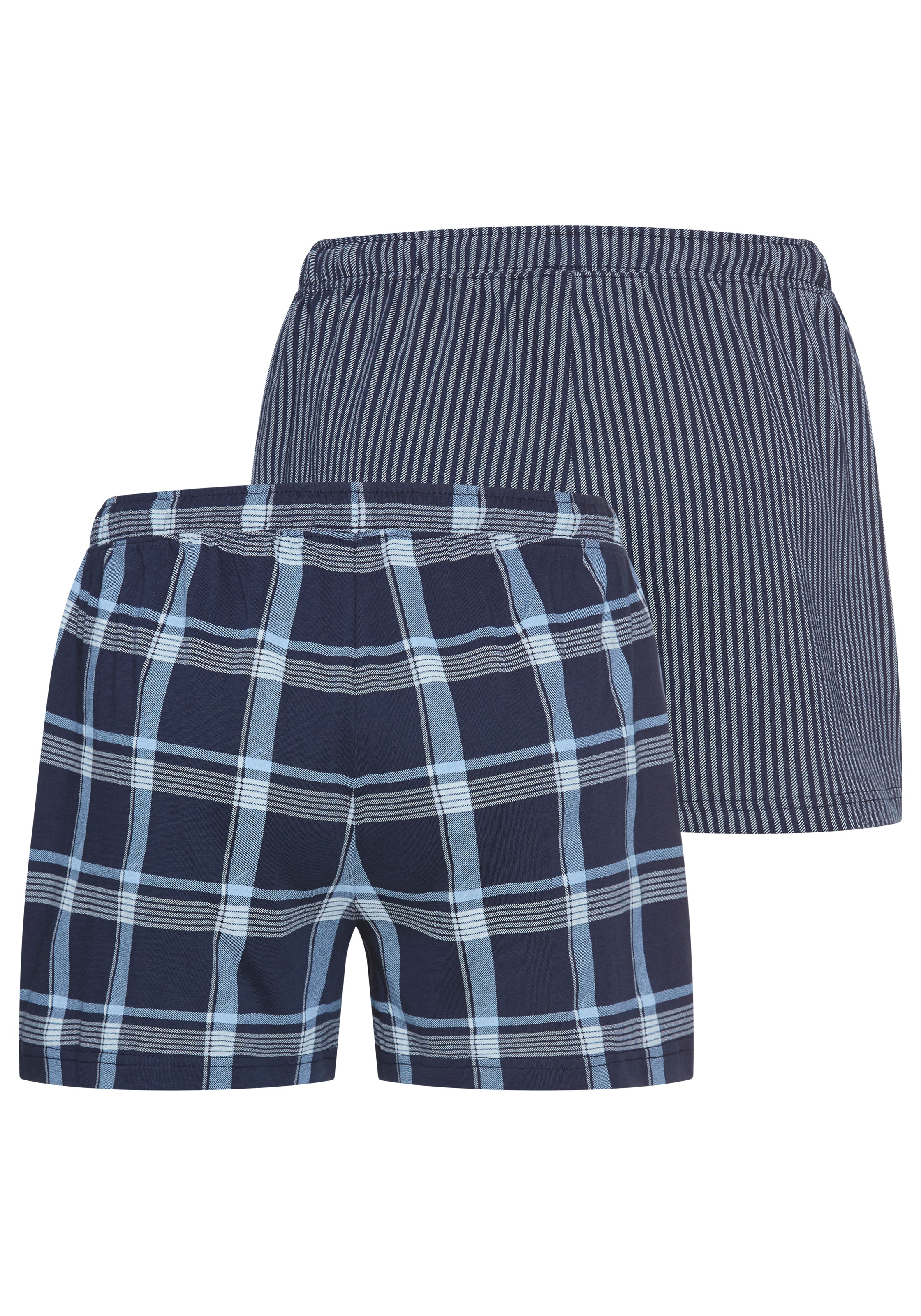 Vivance Dreams Pyjamashorts mit Streifen oder Karos günstig online kaufen